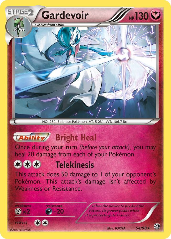 Gradevoir - 54/98 Ancient Origins Cosmos Holo Pokemon - NM