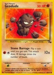 Geodude - 47/62 Fossil Common Unlimited Pokemon - NM