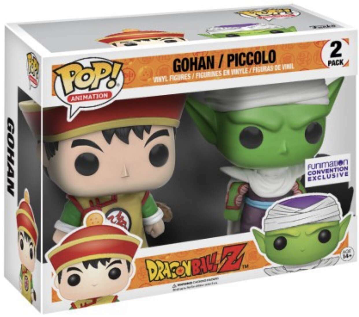 Funko Pop - Dragonball Z Vinyl Figure - Gohan & Piccolo 2 Pack