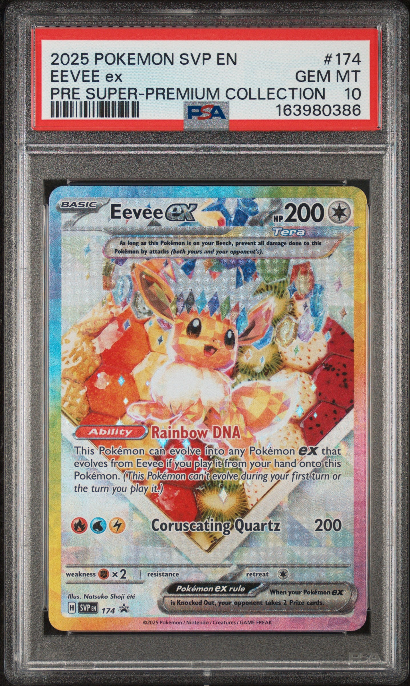 Eevee ex - SVP174 PSA 10 Prismatic Evolutions SPC Promo Pokemon - GEM MINT
