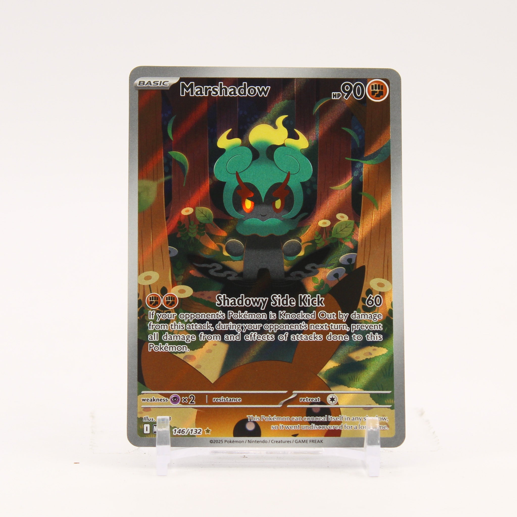 Marshadow - 146/132 Mega Evolution Illustration Rare Pokemon - NM/MINT