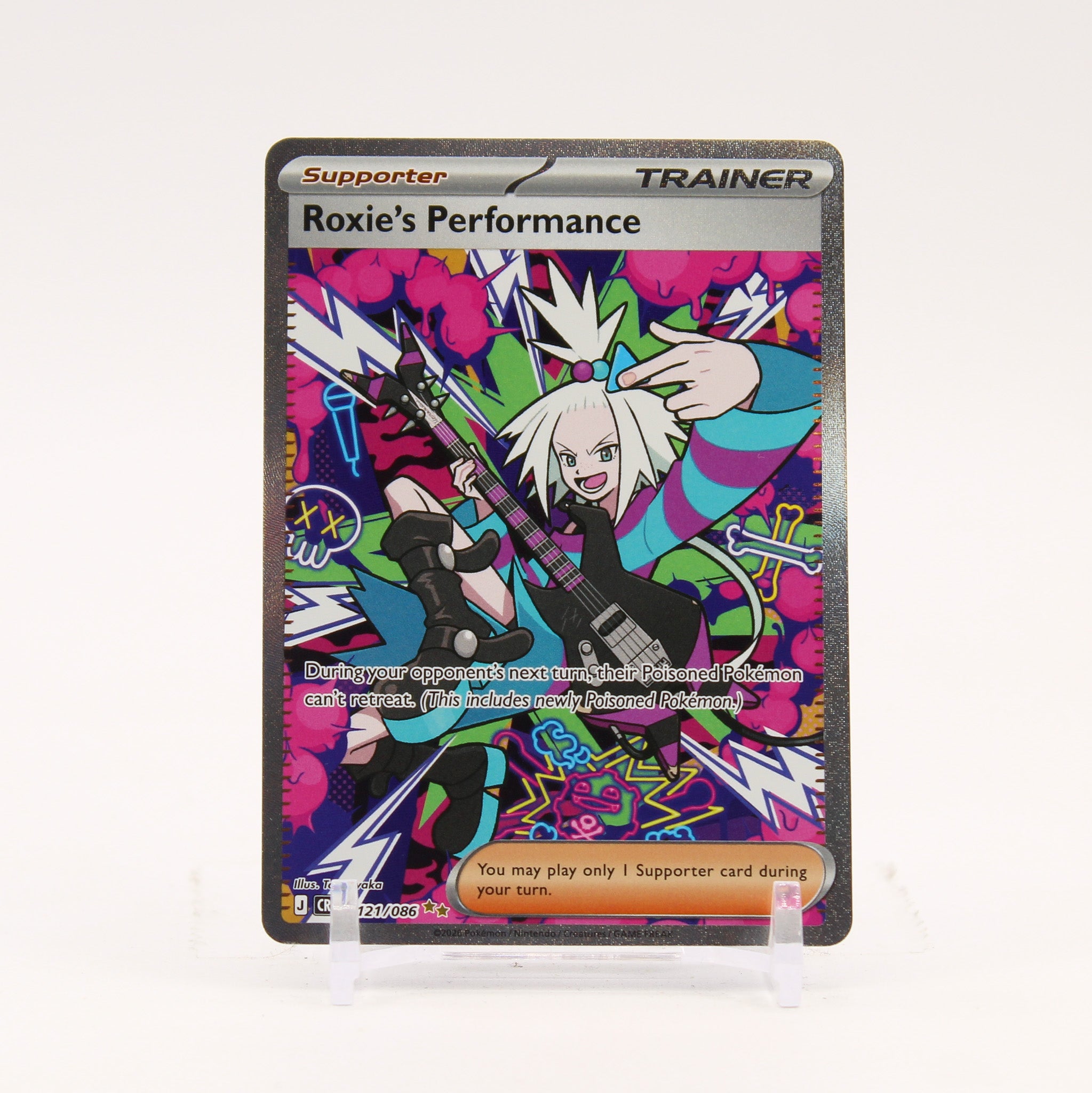 Roxie's Performance - 121/086 Chaos Rising Special Illustration Trainer - NM/MINT