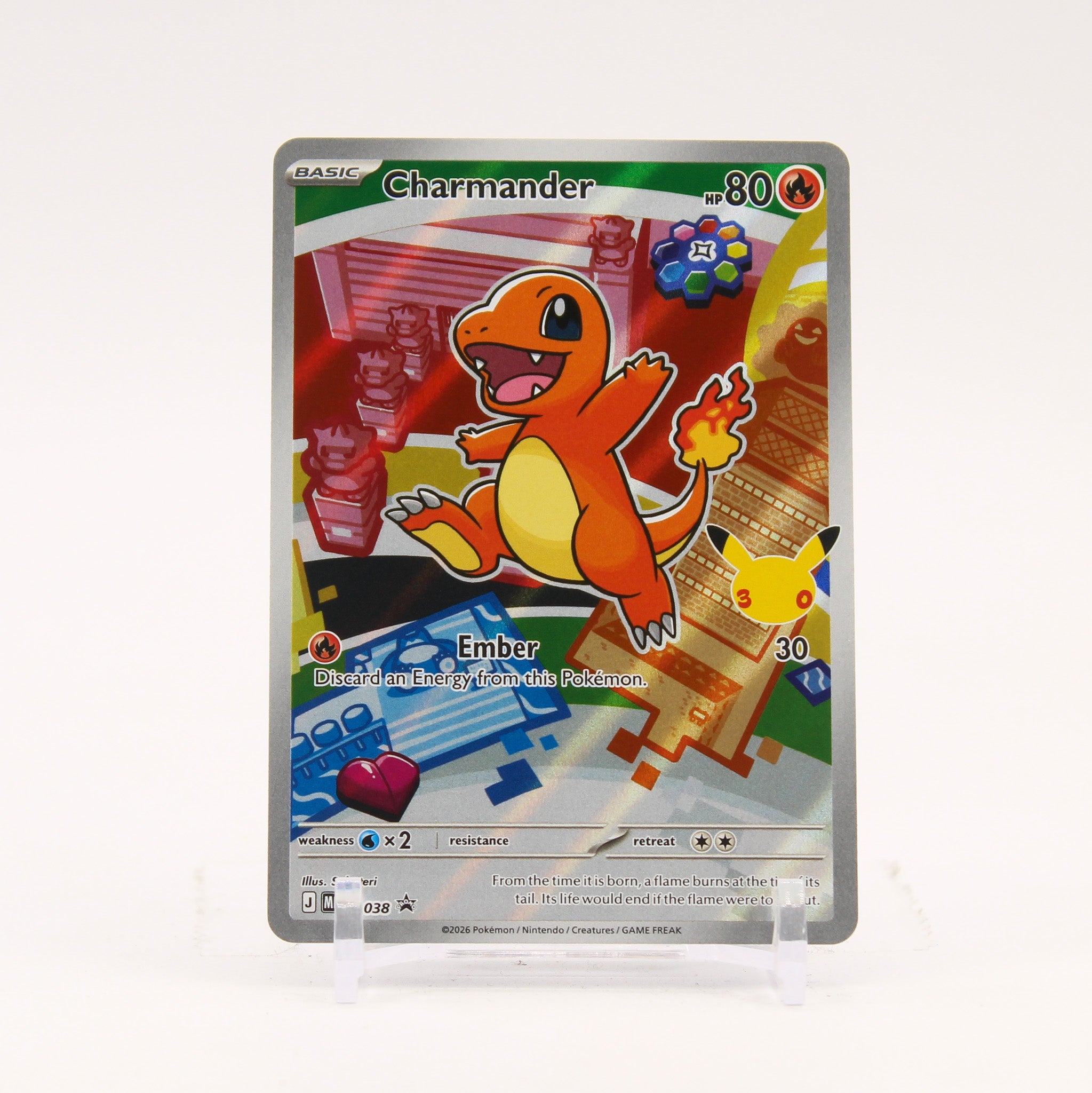 Charmander - MEP038 First Partner Illustration Promo Pokemon - NM
