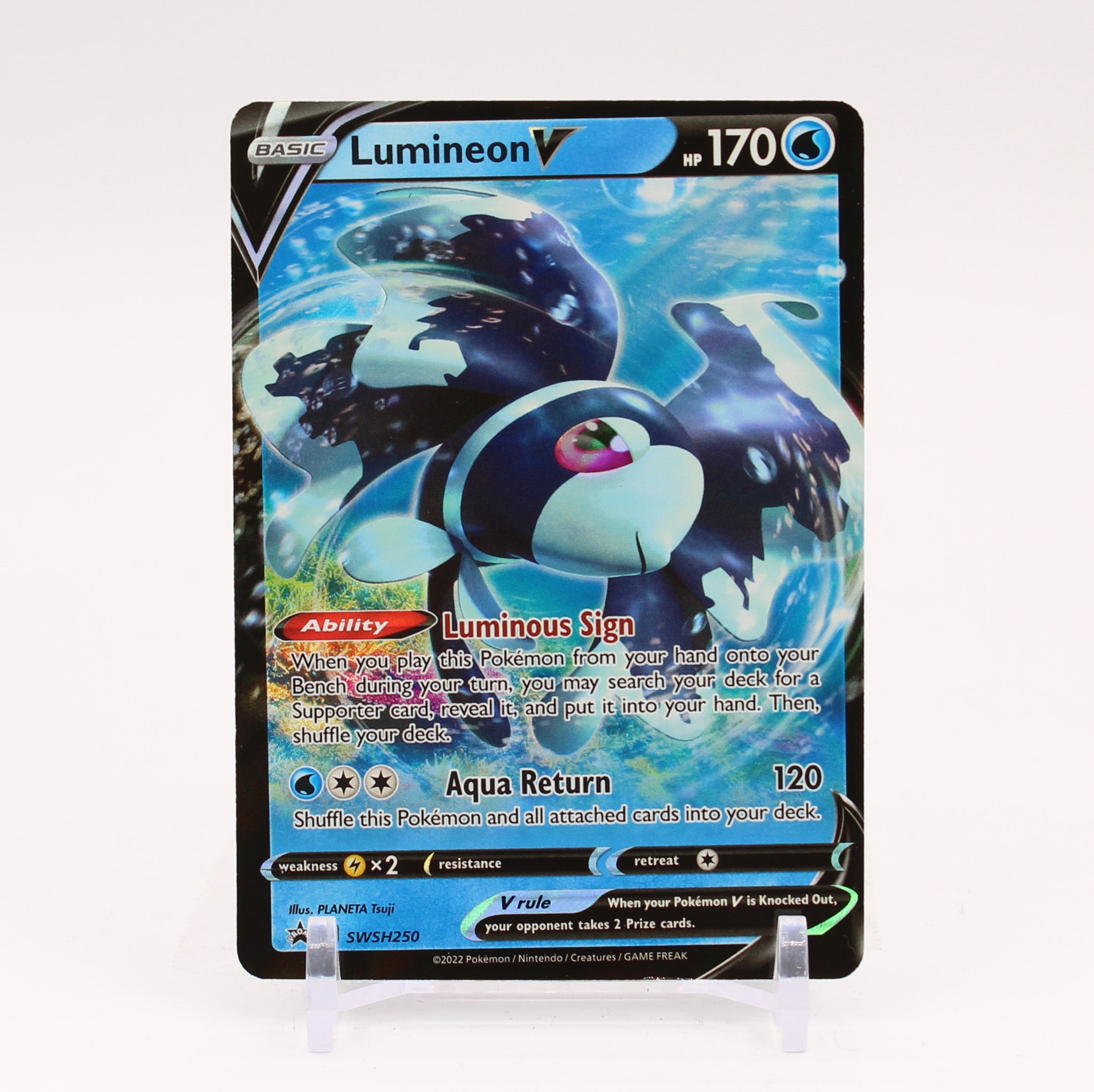Lumineon V - SWSH250 Black Star Promo Pokemon - NM/MINT