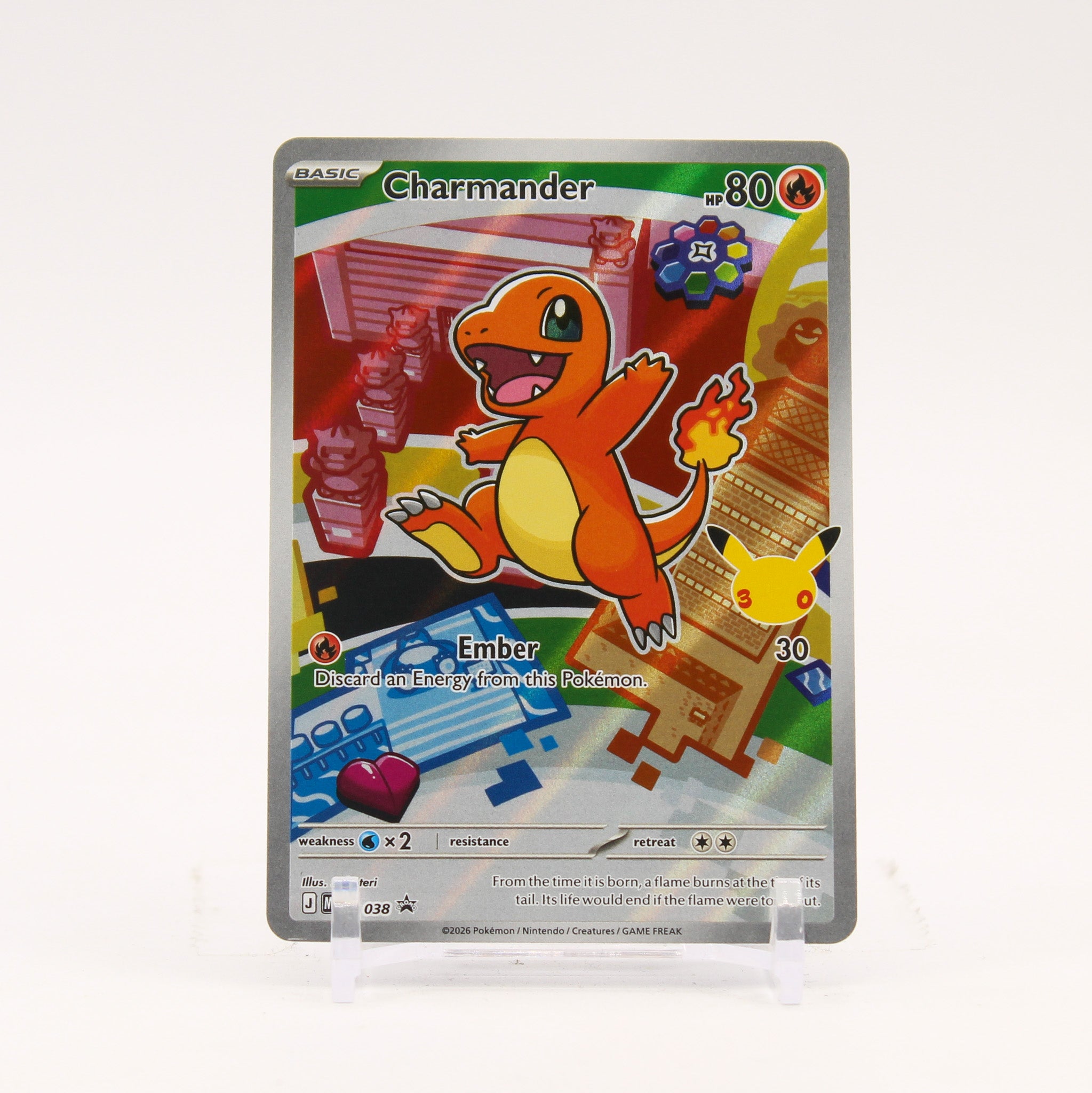 Charmander - MEP038 First Partner Illustration Promo Pokemon - NM