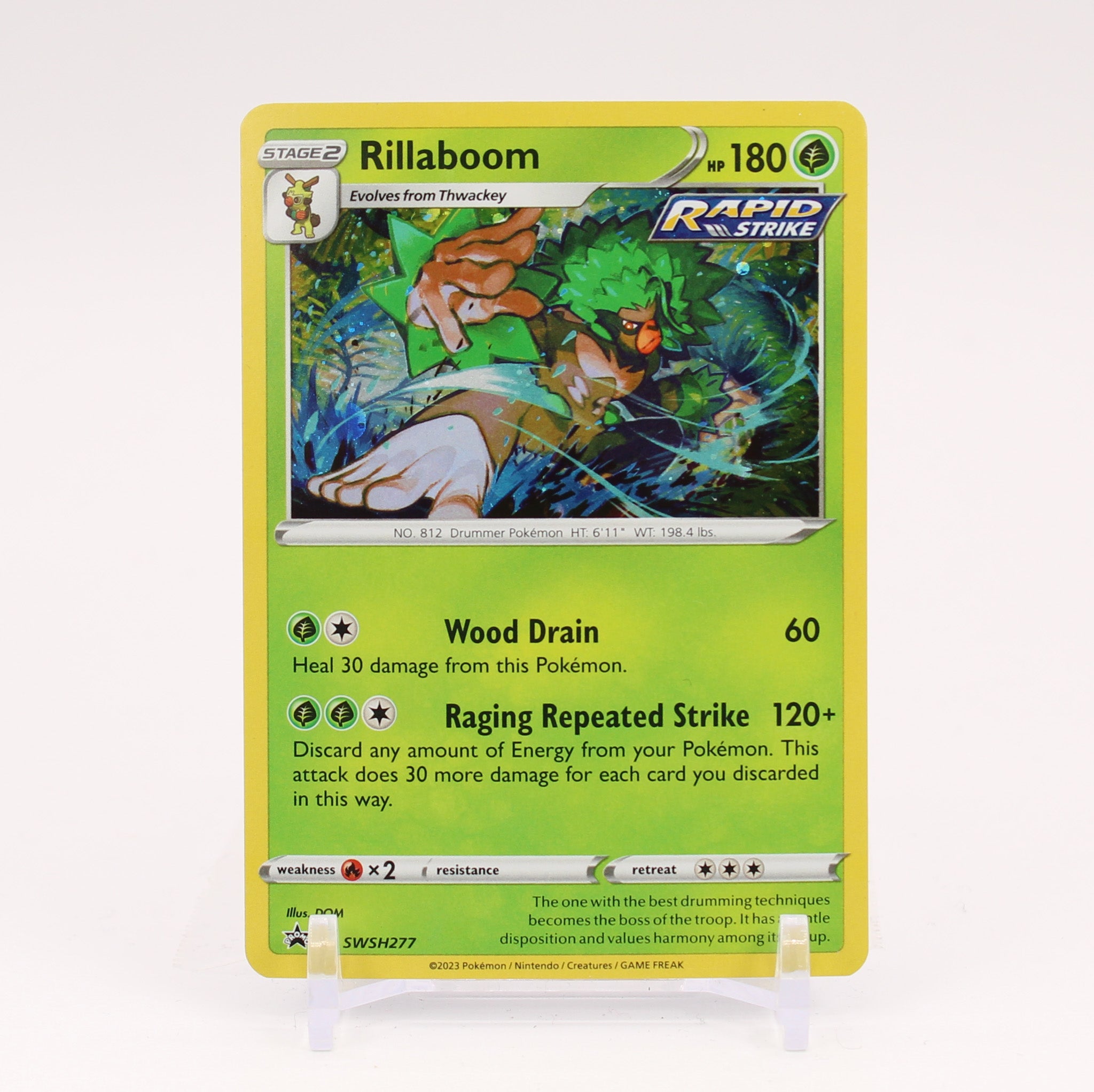 Rillaboom - SWSH277 Black Star Promo Pokemon - NM/MINT