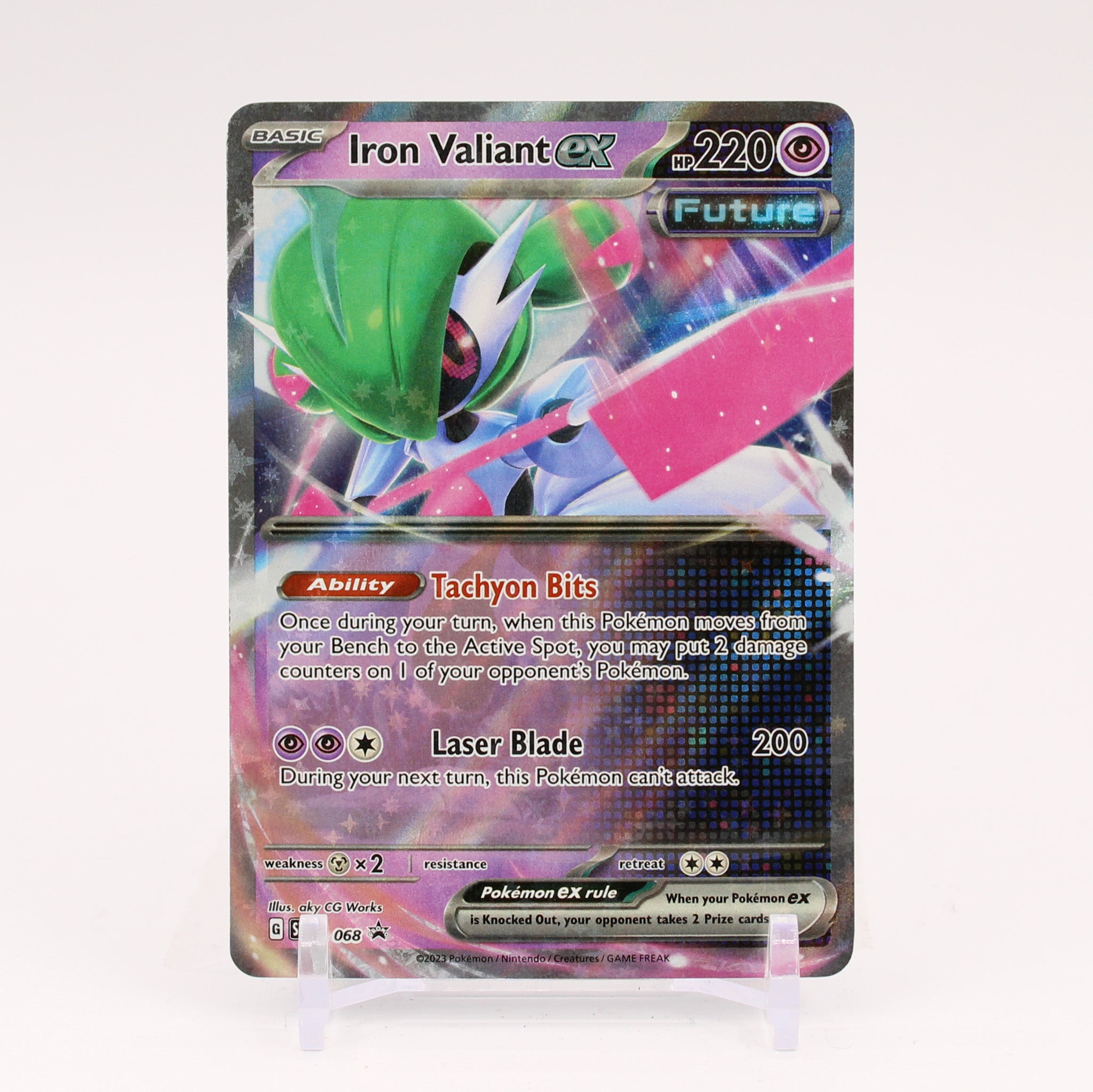 Iron Valiant ex - SVP068 Black Star Promo Pokemon - NM/MINT