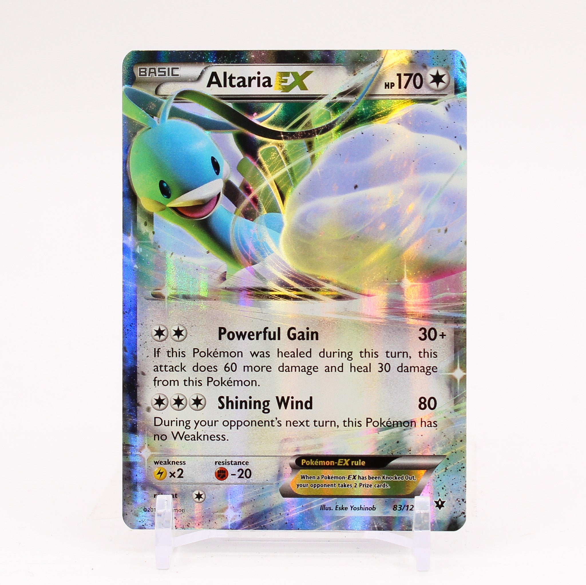 Altaria EX - 83/124 Fates Collide Ultra Rare Pokemon - NM
