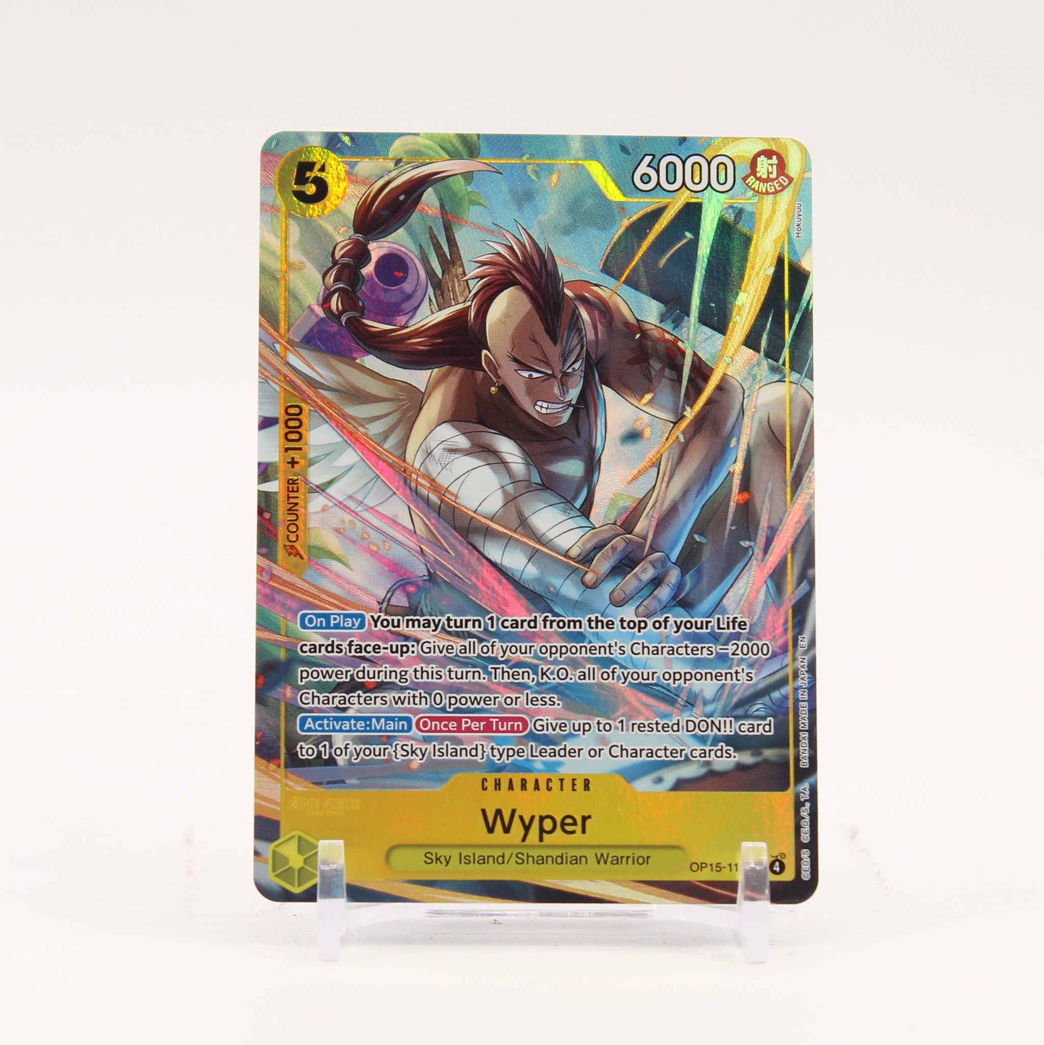 Wyper Alternate Art - OP15-114 Adventure On Kami's Island SR One Piece - NM