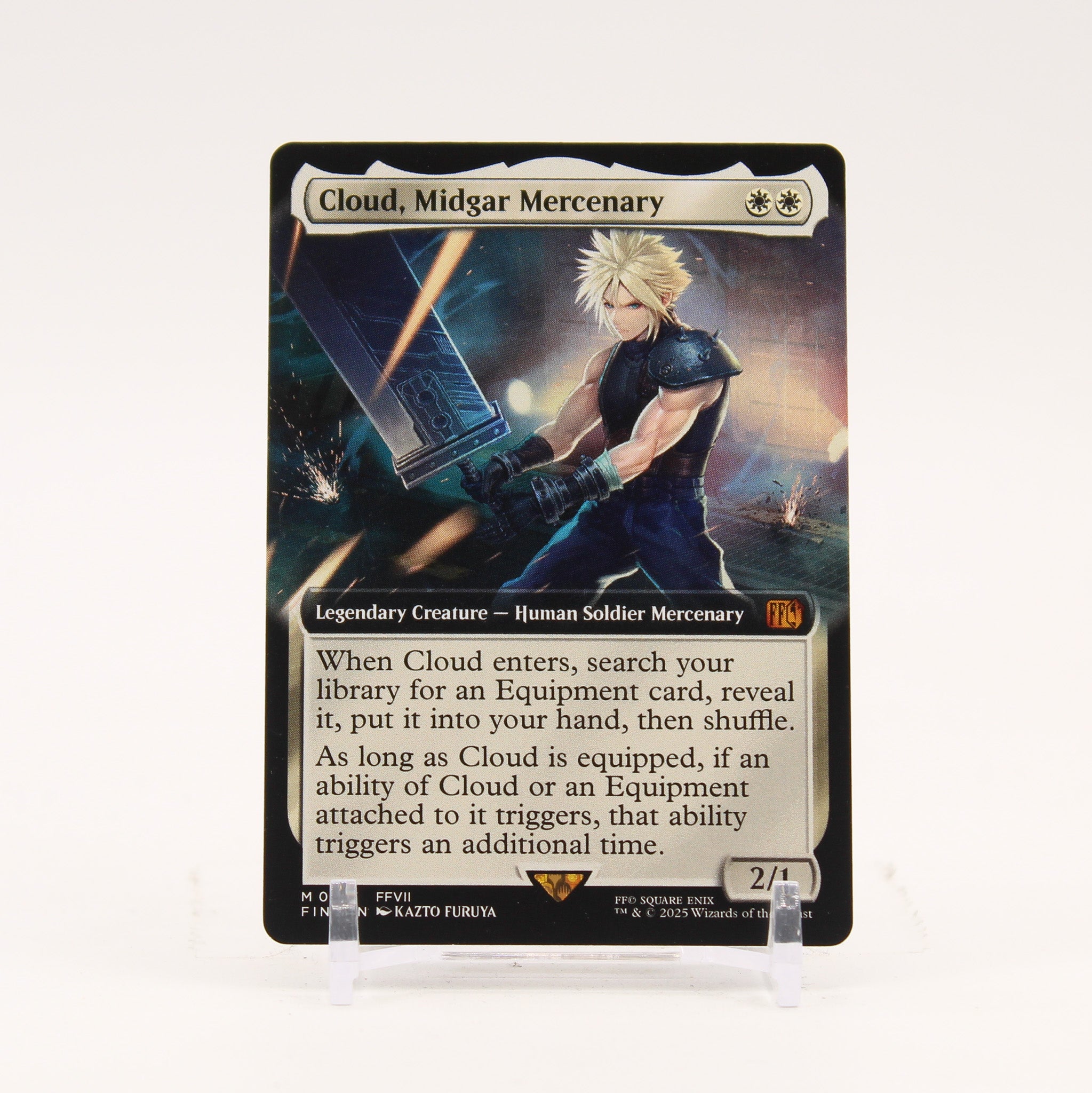 Cloud, Midgar Mercenary Extended Art - 427 Final Fantasy Mythic Magic - NM