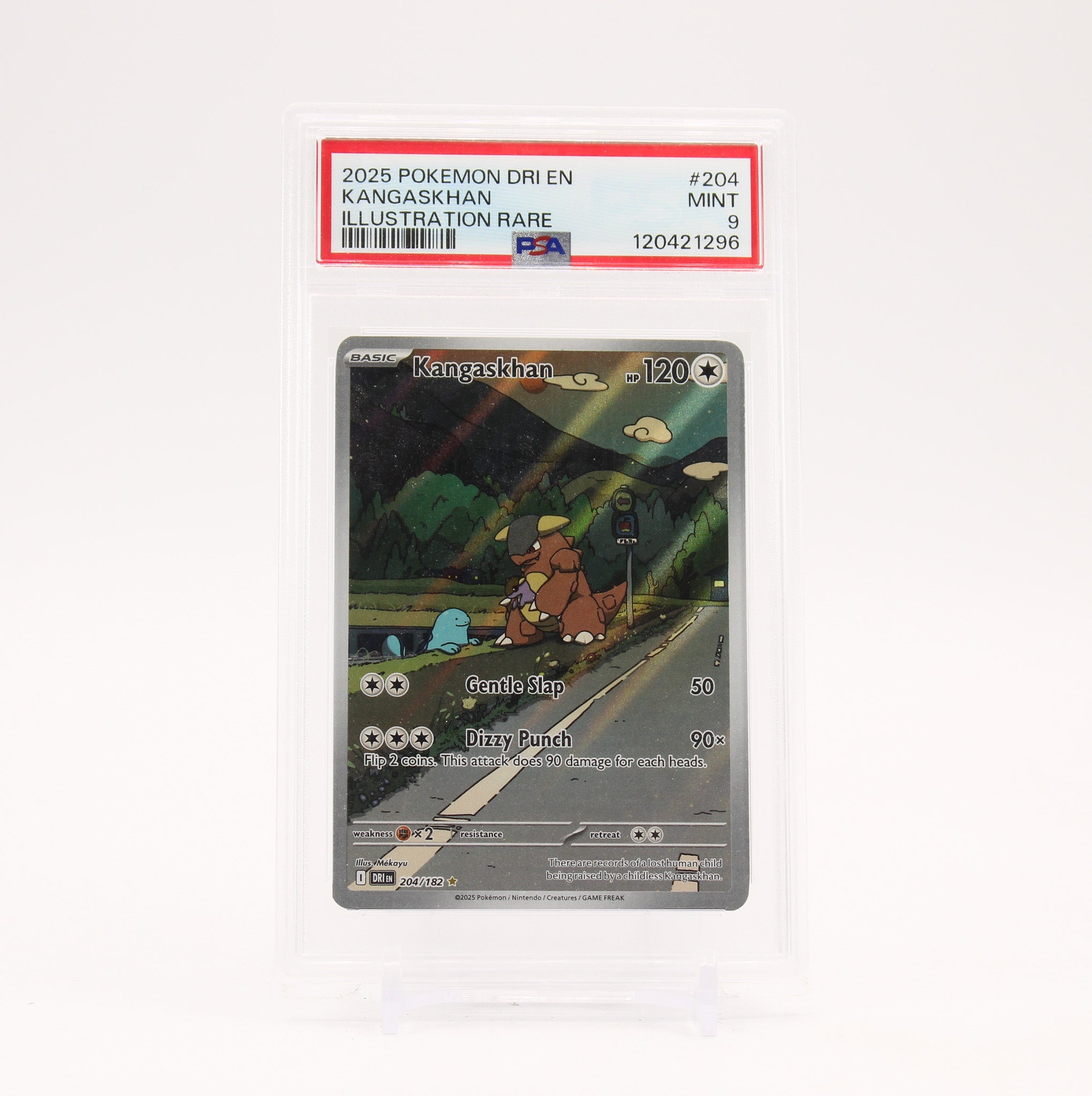 Kangaskhan - 204/182 PSA 9 Destined Rivals Illustration Rare Pokemon - MINT