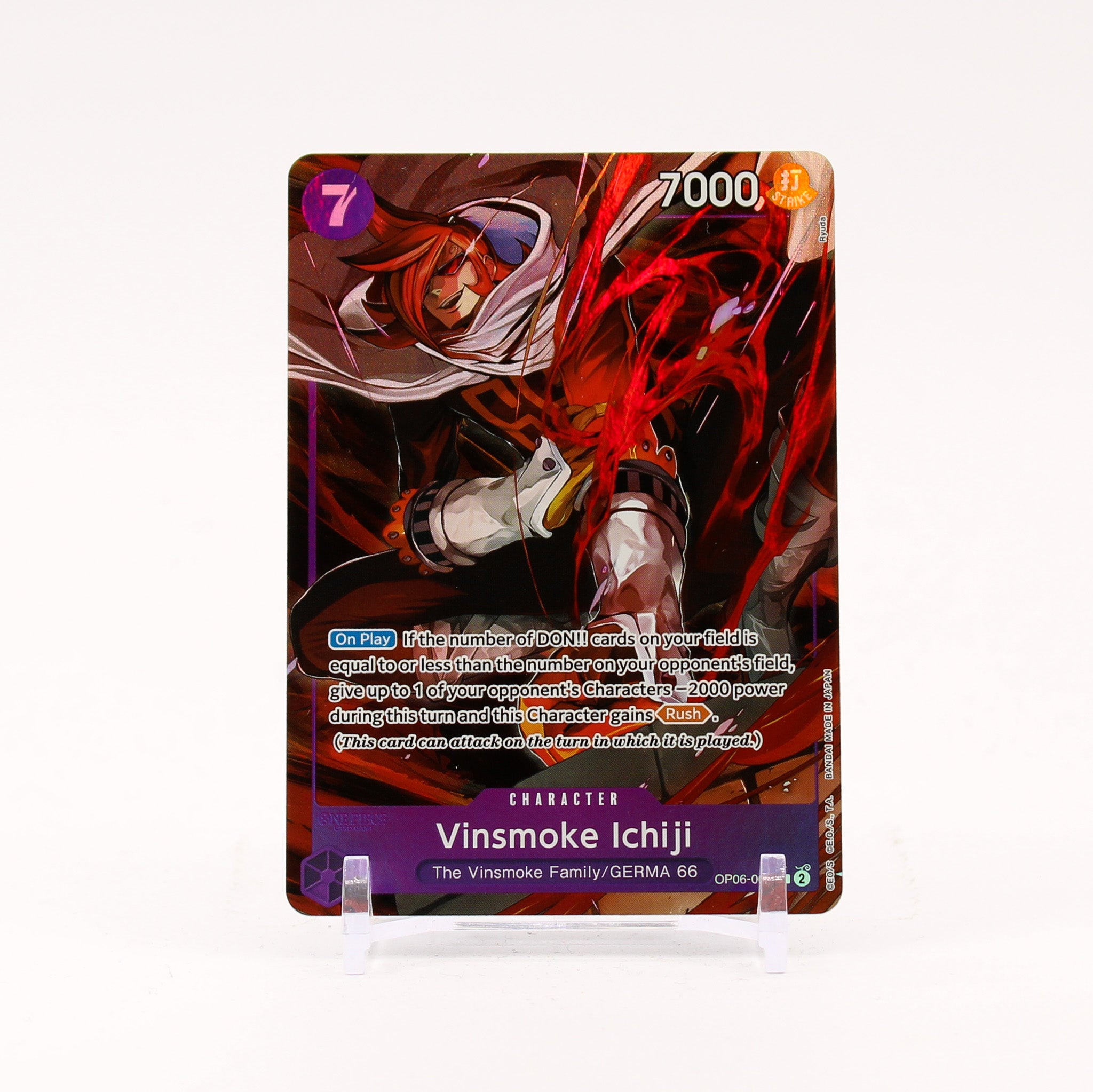Vinsmoke Ichiji (Alternate Art) - OP06-061 R Wings Of The Captain One Piece - NM/MINT