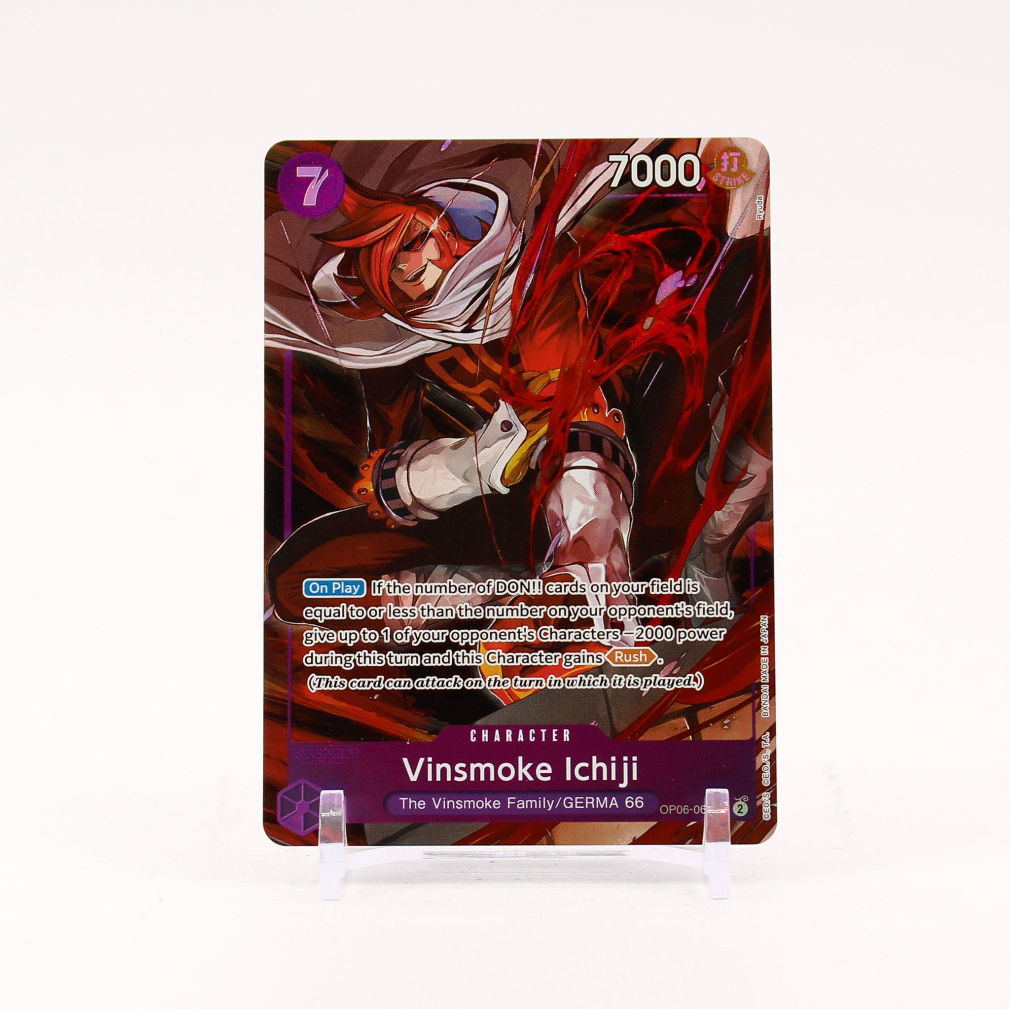 Vinsmoke Ichiji (Alternate Art) - OP06-061 R Wings Of The Captain One Piece - NM/MINT