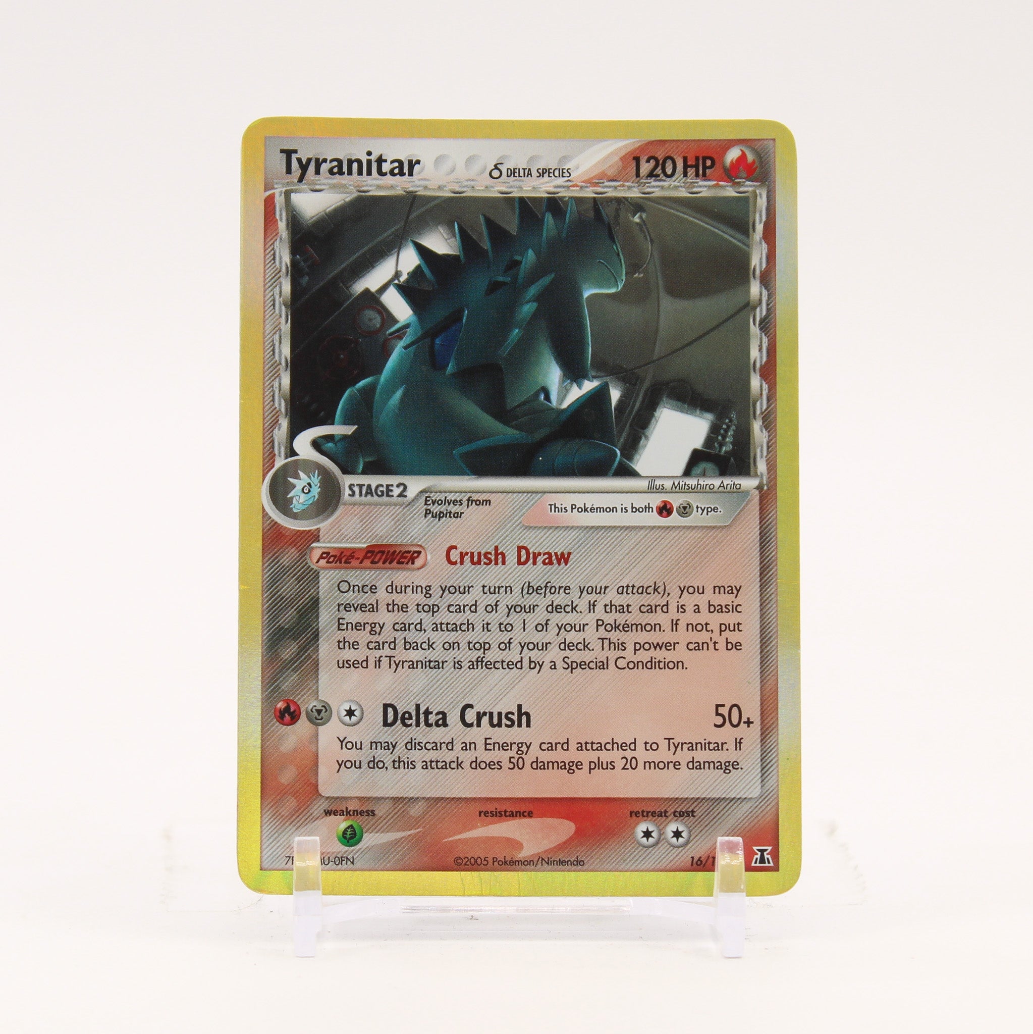 Tyranitar - 16/113 Delta Species Holo Rare Pokemon - HP