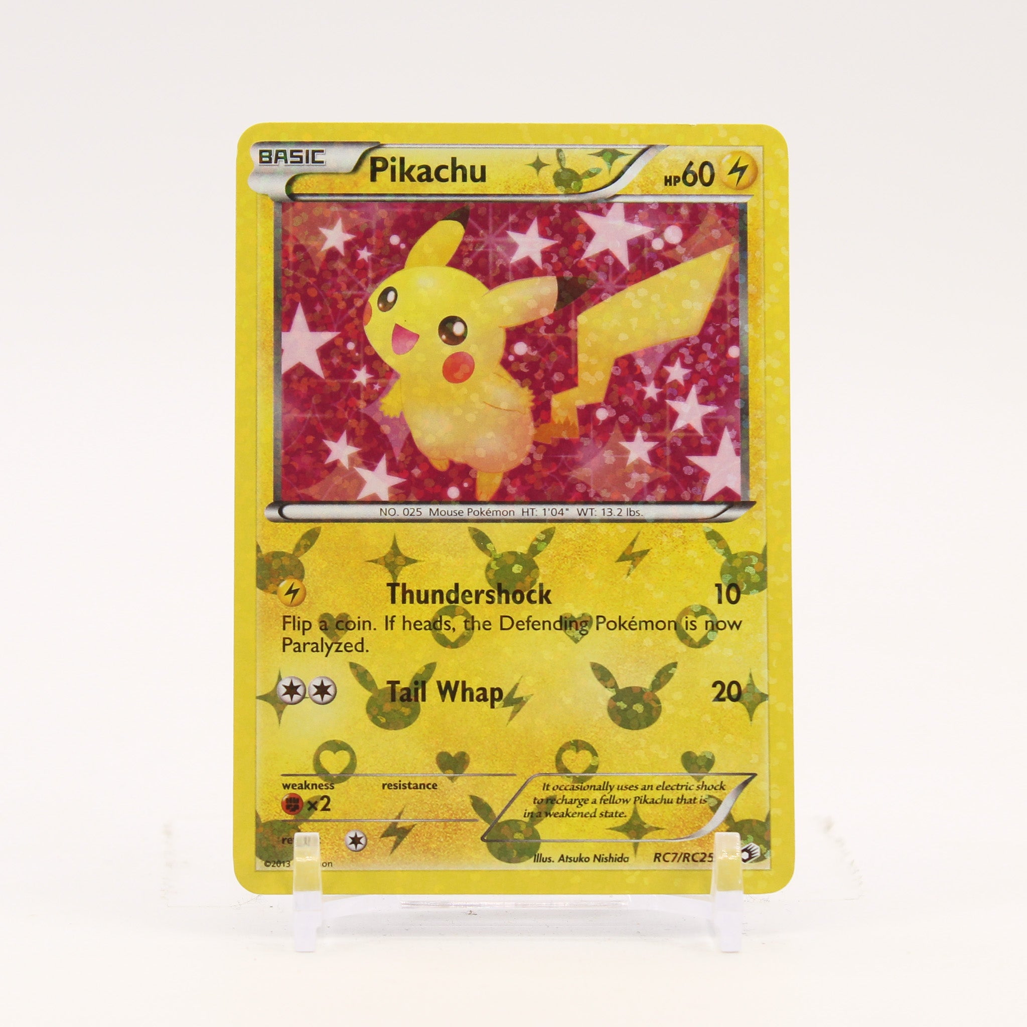 Pikachu - RC7/RC25 Legendary Treasures Radiant Collection Pokemon - LP