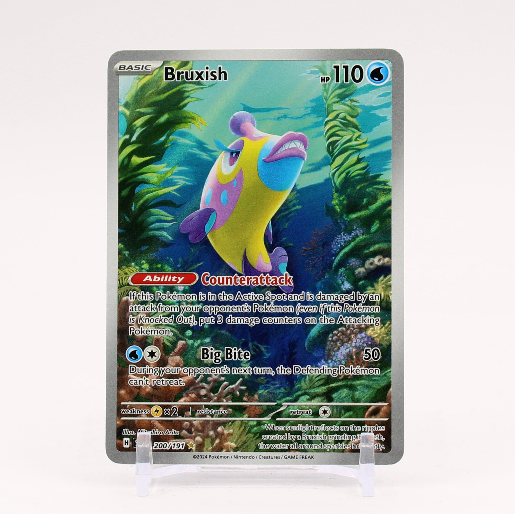 Bruxish - 200/191 Surging Sparks Illustration Rare Pokemon - NM/MINT