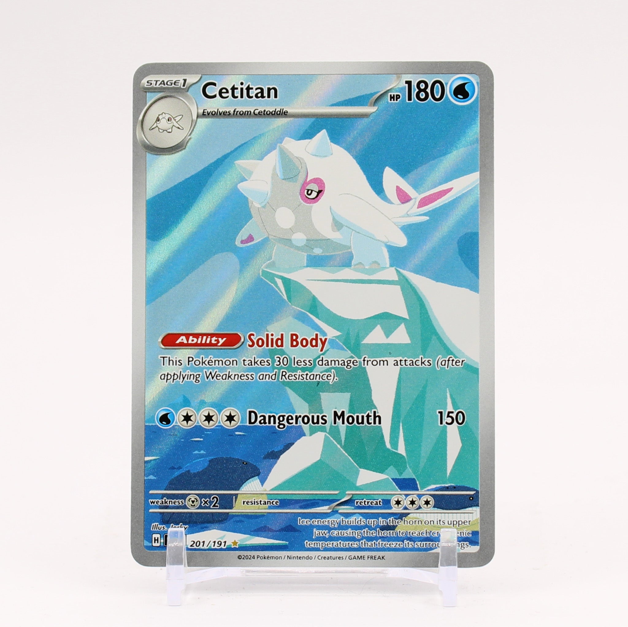 Cetitan - 201/191 Surging Sparks Illustration Rare Pokemon - NM/MINT
