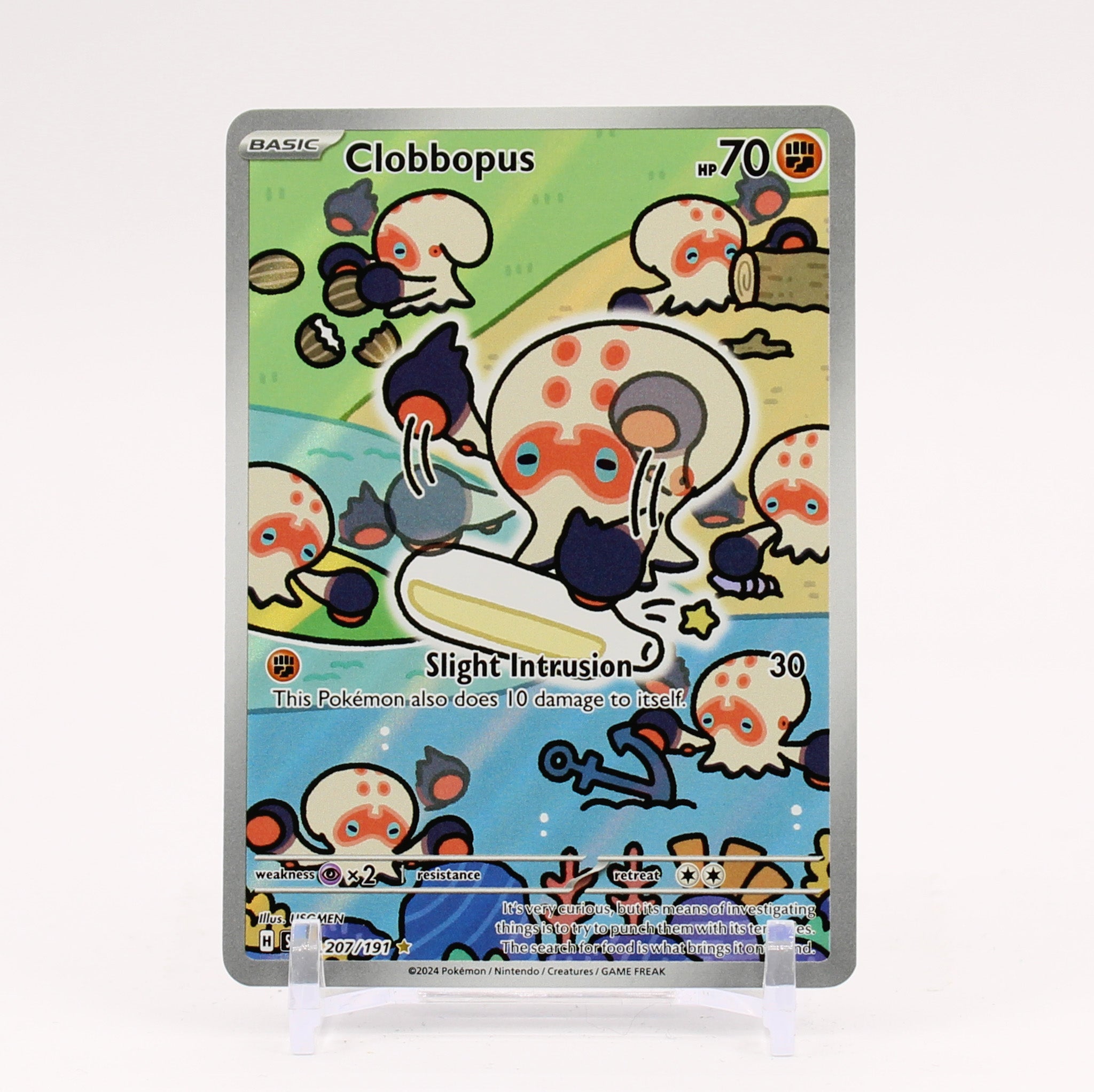Clobbopus - 207/191 Surging Sparks Illustration Rare Pokemon - NM/MINT