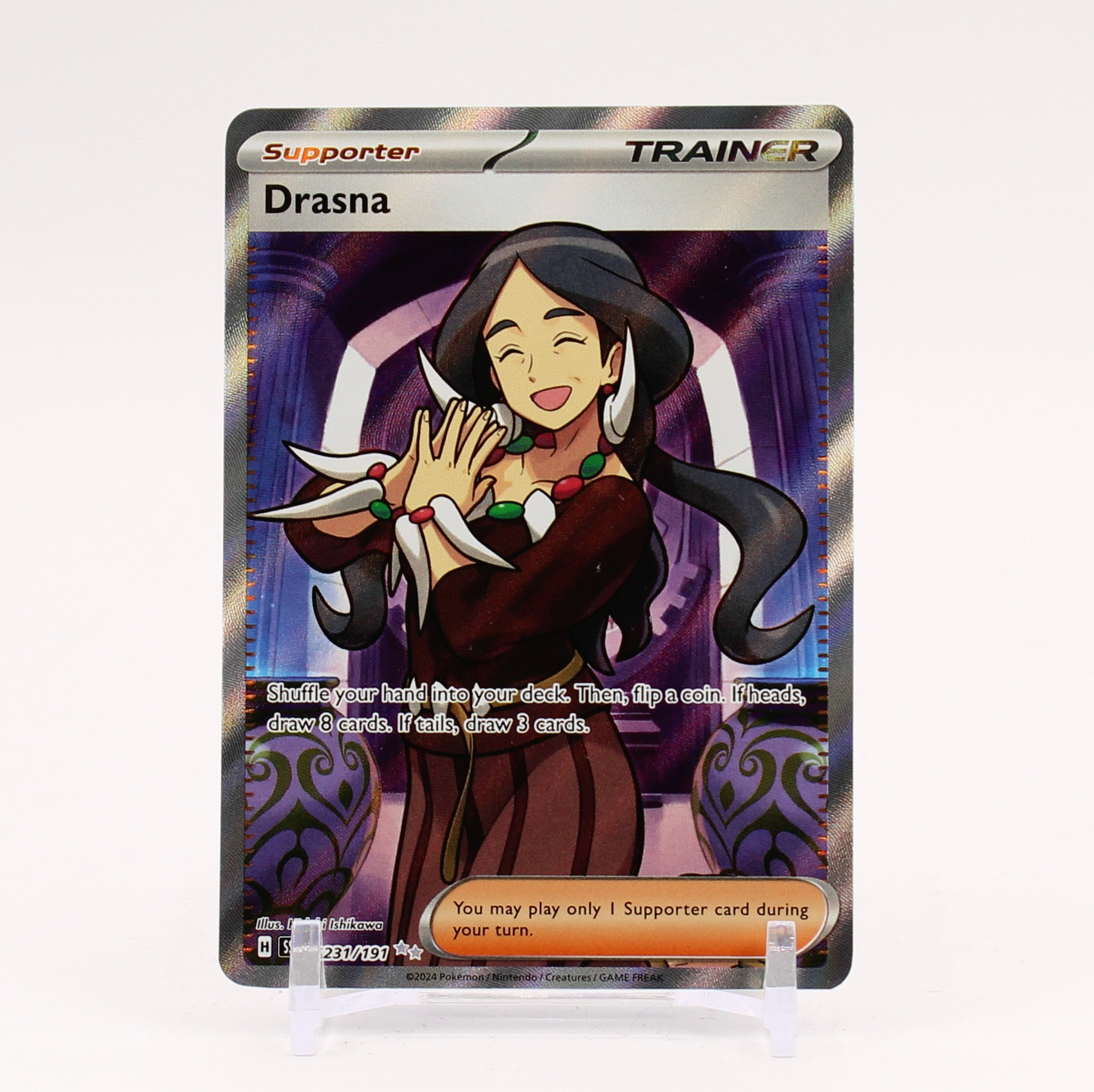Drasna - 231/191 Surging Sparks Full Art Trainer - NM/MINT