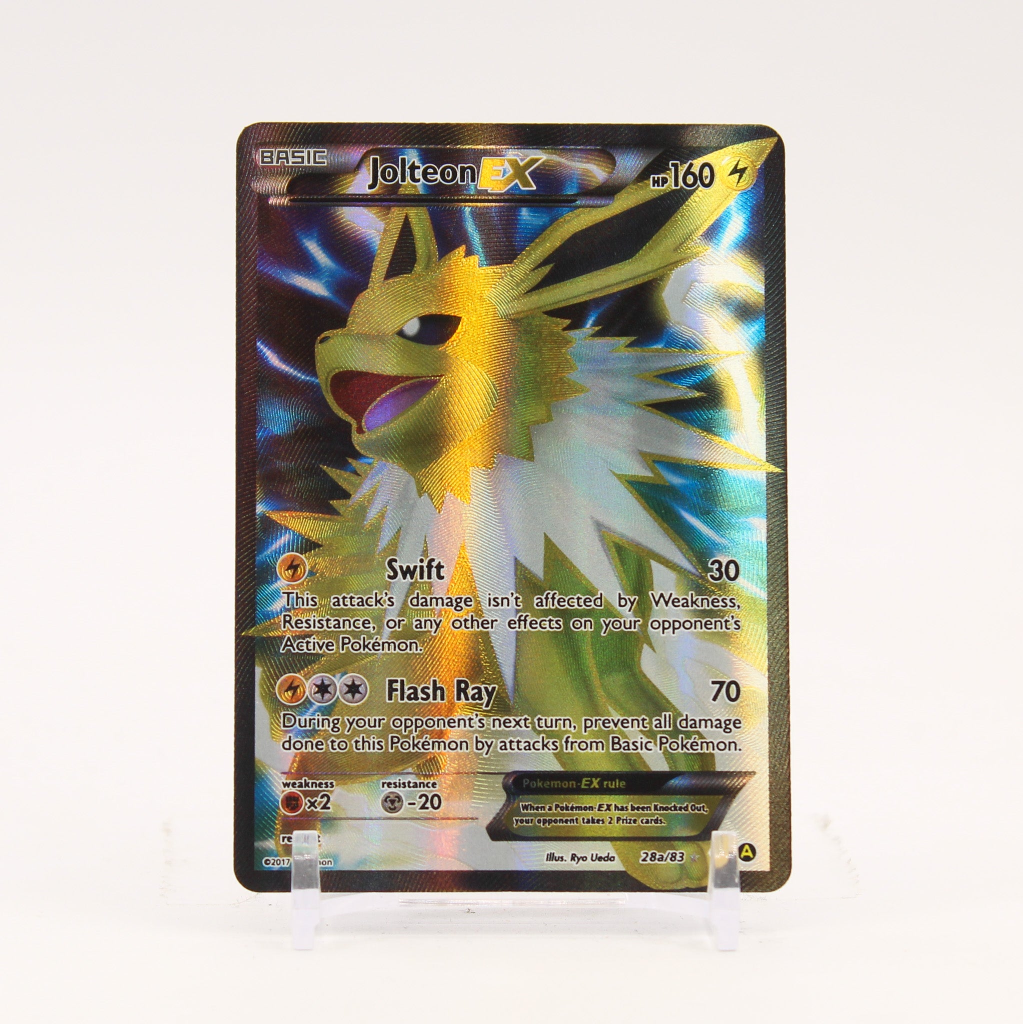 Jolteon EX - 28a/83 Generations Full Art Promo Pokemon - NM/LP