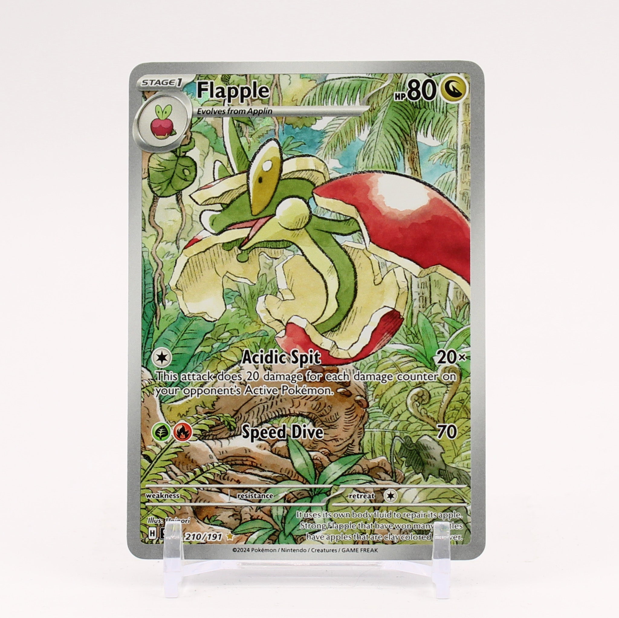 Flapple - 210/191 Surging Sparks Illustration Rare Pokemon - NM/MINT