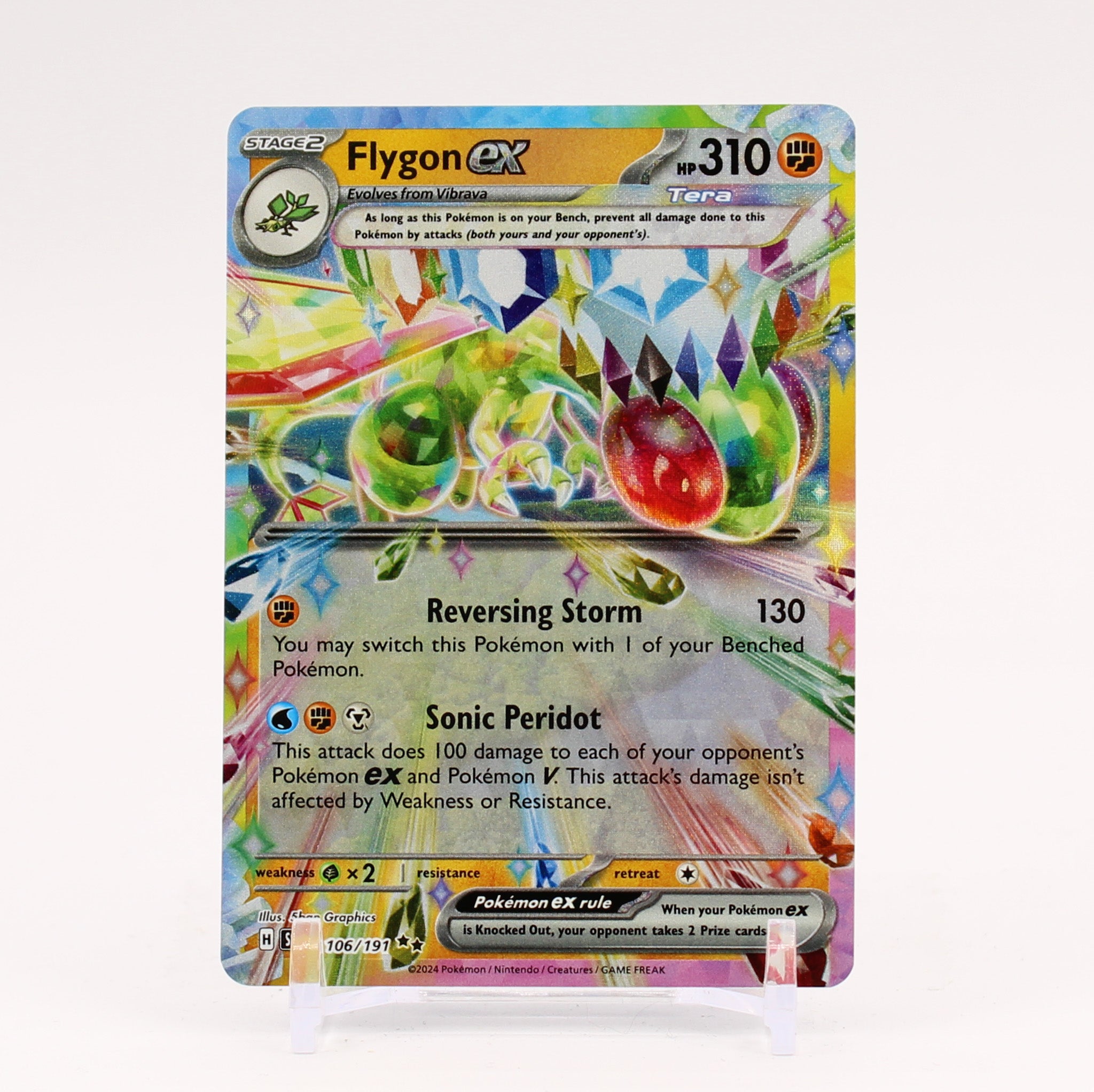 Flygon ex - 106/191 Surging Sparks Double Rare Pokemon - NM/MINT