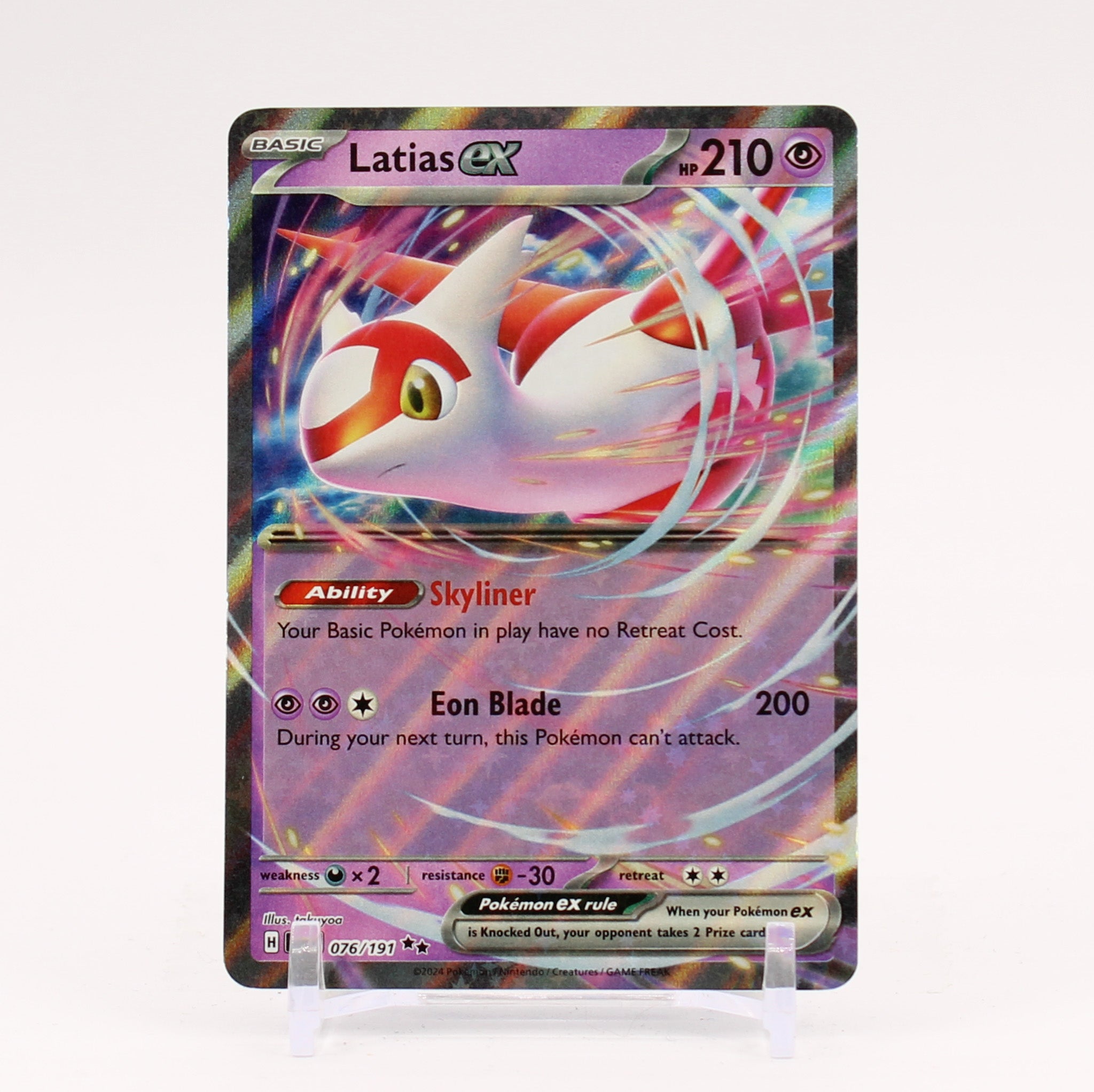 Latias ex - 076/191 Surging Sparks Double Rare Pokemon - NM/MINT