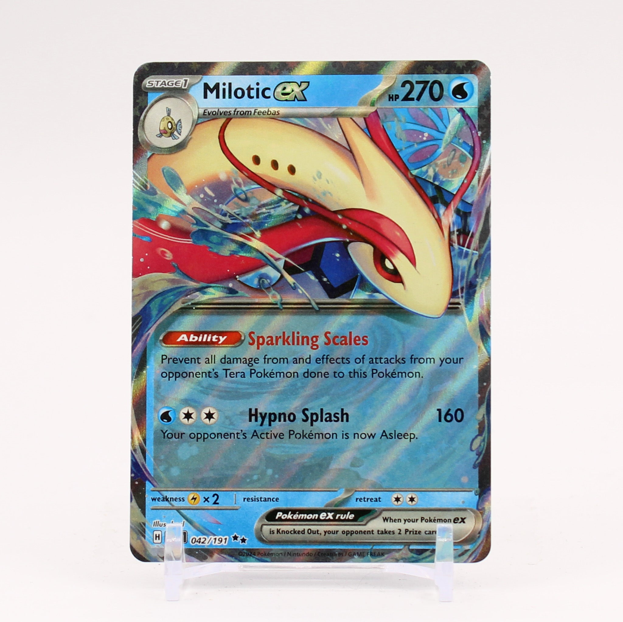 Milotic ex - 042/191 Surging Sparks Double Rare Pokemon - NM/MINT