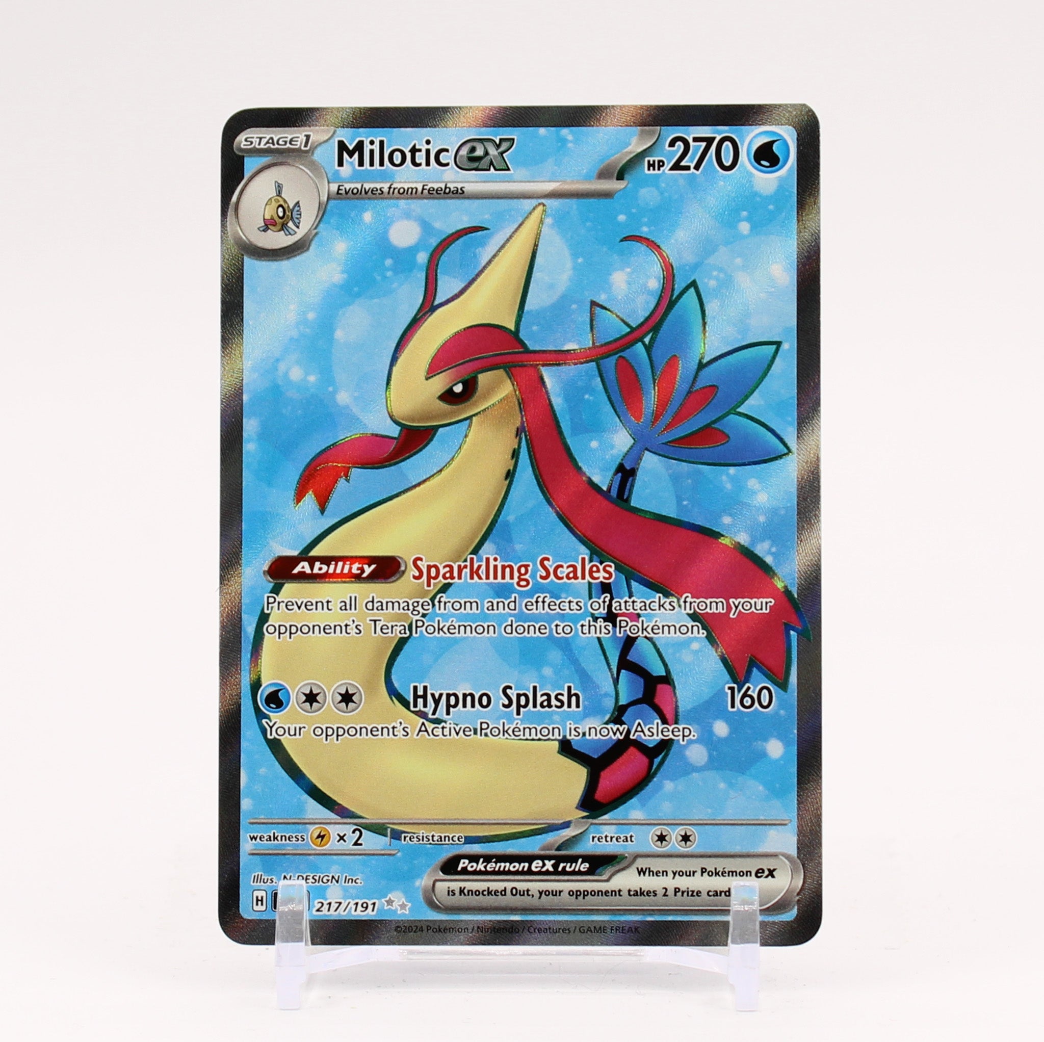Milotic ex - 217/191 Surging Sparks Full Art Pokemon - NM/MINT