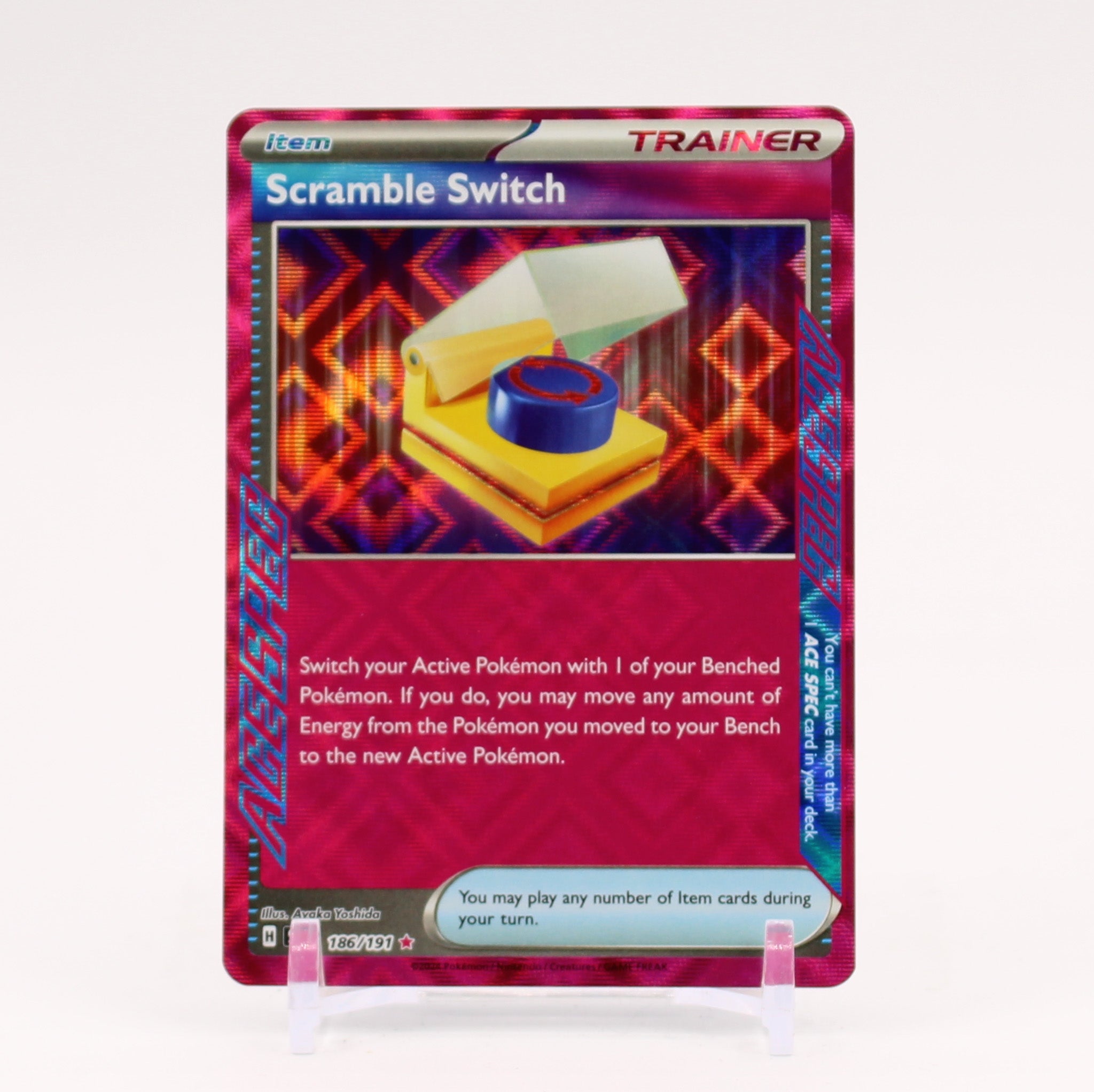 Scramble Switch - 186/191 Surging Sparks ACESPEC Holo Rare Trainer - NM/MINT
