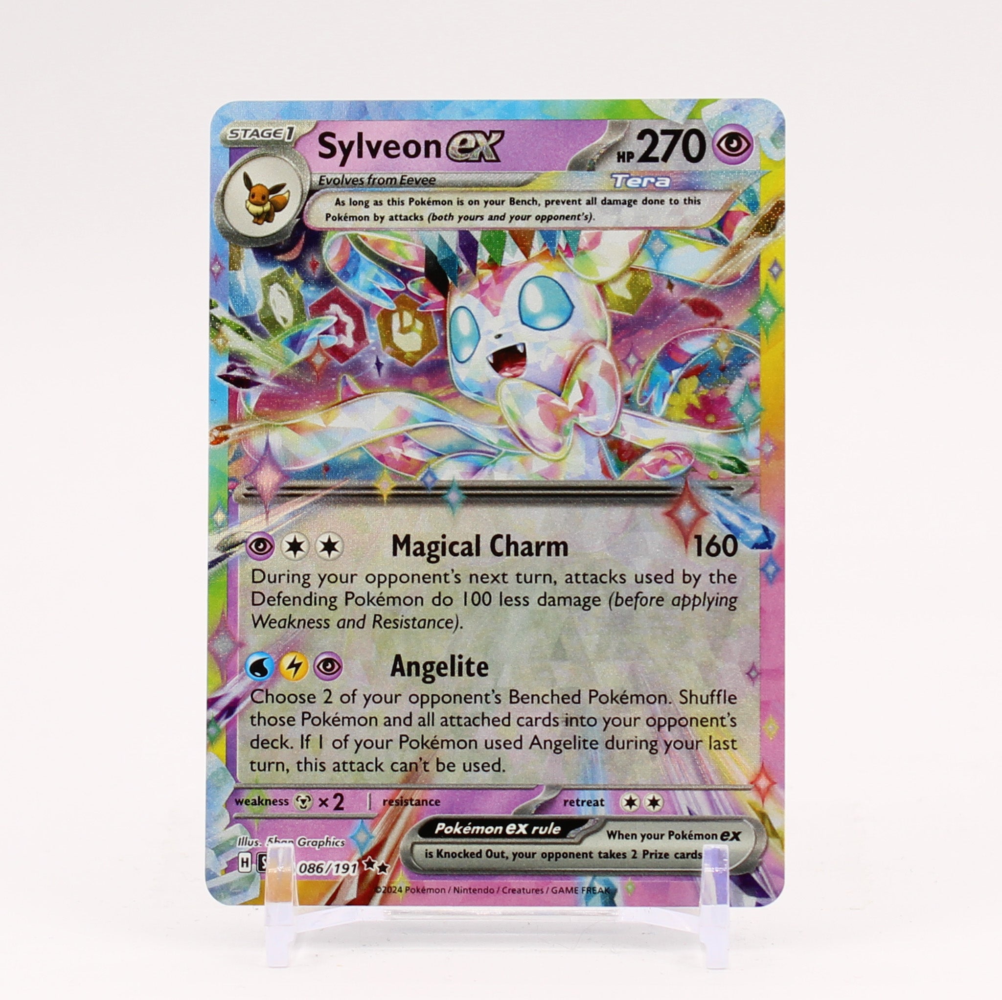 Sylveon ex - 086/191 Surging Sparks Double Rare Pokemon - NM/MINT