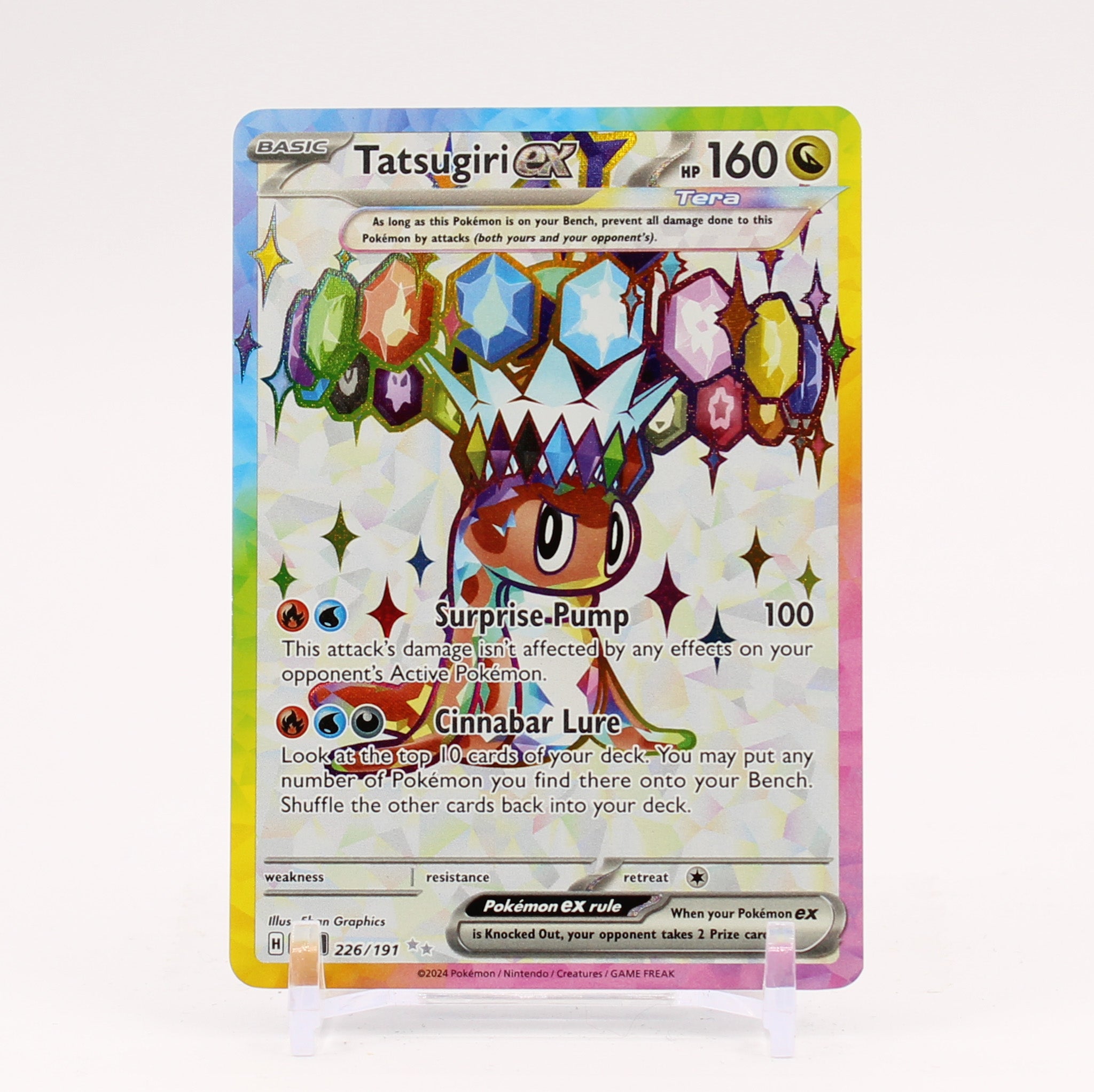 Tatsugiri ex - 226/191 Surging Sparks Full Art Pokemon - NM/MINT