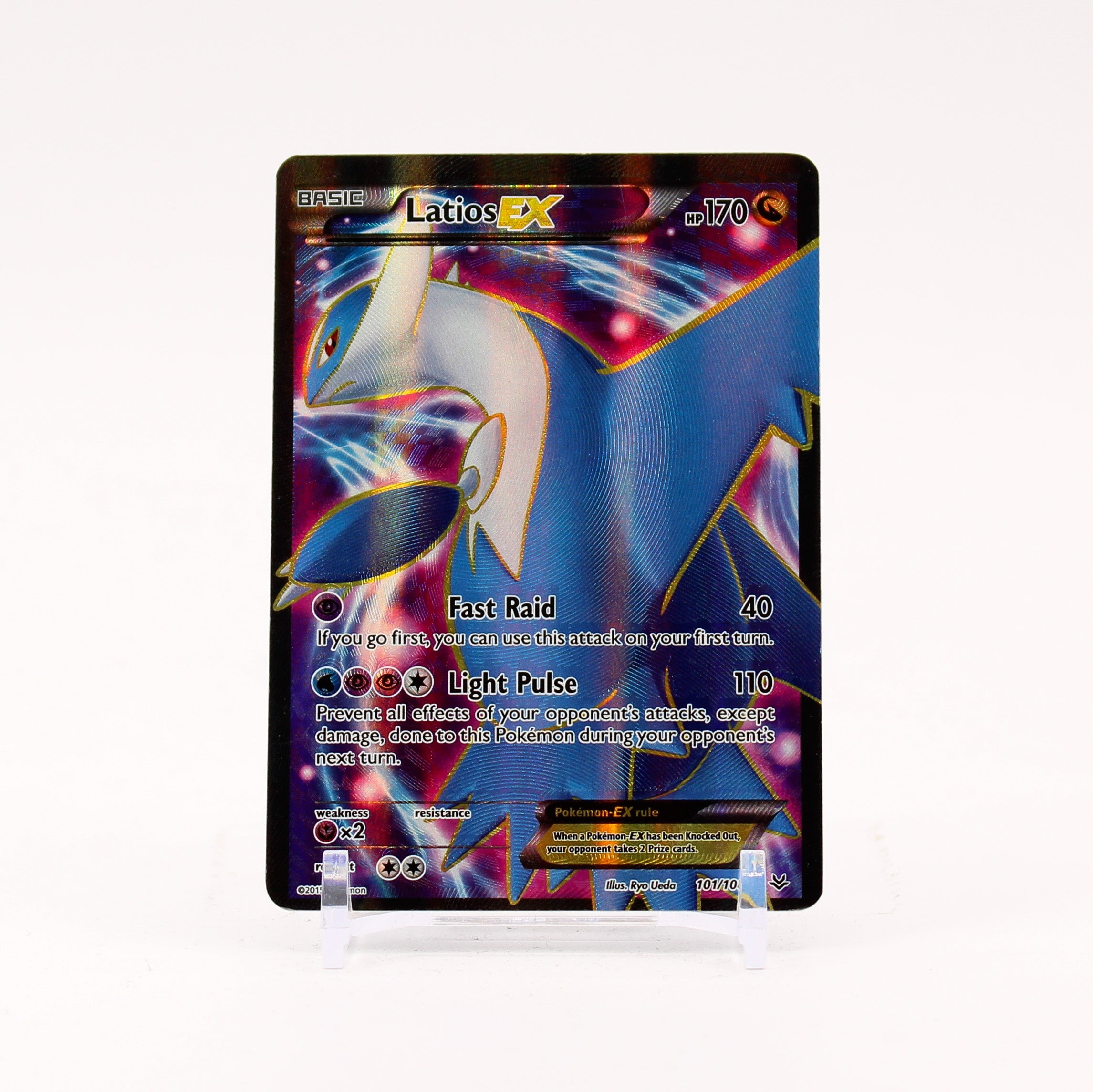 Latios EX - 101/108 Roaring Skies Full Art Pokemon - LP/MP