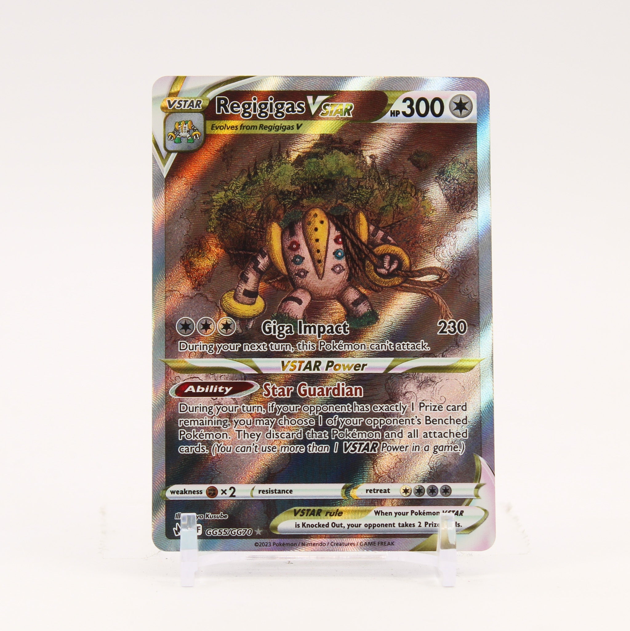 Regigigas Vstar - GG55/GG70 Crown Zenith Gallery Pokemon - NM/MINT