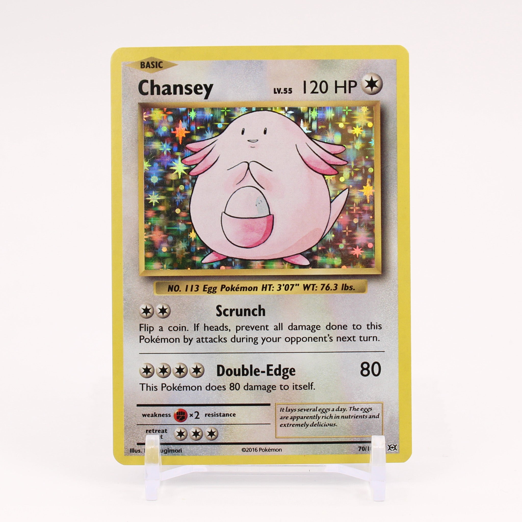 Chansey - 70/108 Evolutions Holo Rare Pokemon - NM