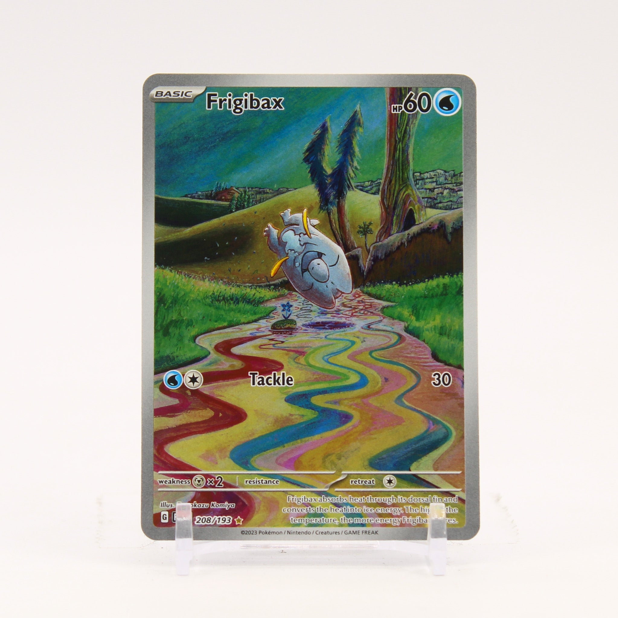 Frigibax - 208/193 Paldea Evolved Illustration Rare Pokemon - NM/LP