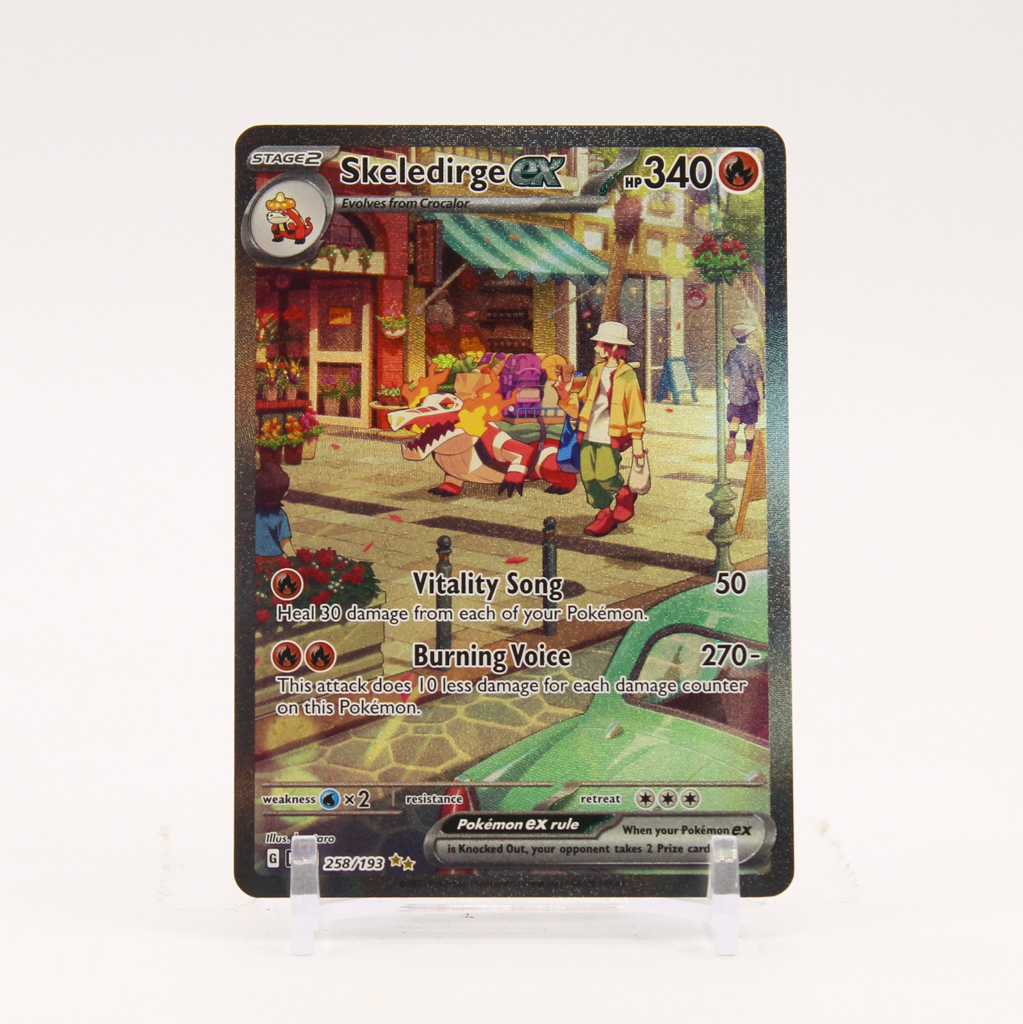 Skeledirge ex - 258/193 Paldea Evolved Special Illustration Pokemon - NM/MINT