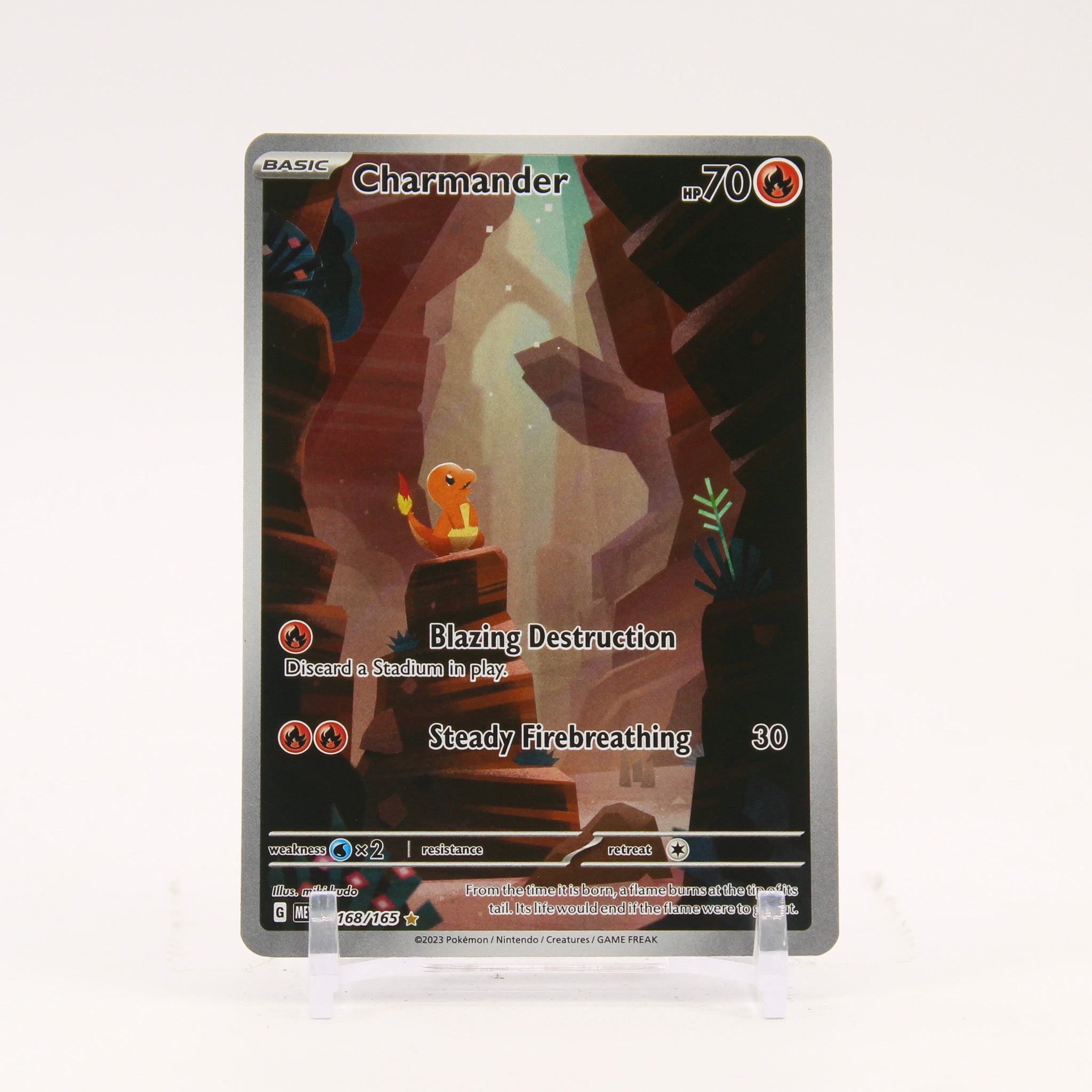 Charmander - 168/165 151 Illustration Rare Pokemon - NM/LP