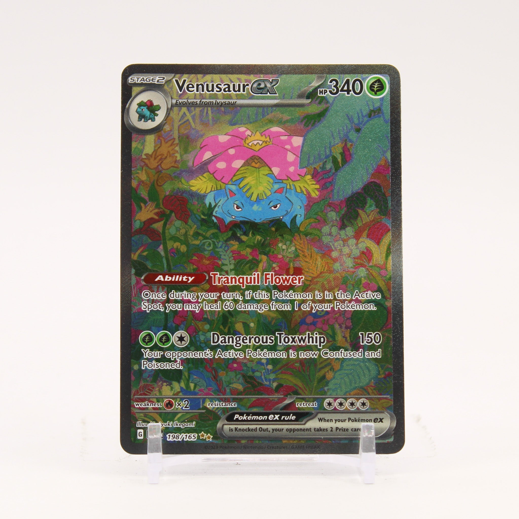 Venusaur ex - 198/165 151 Special Illustration Pokemon - NM/LP