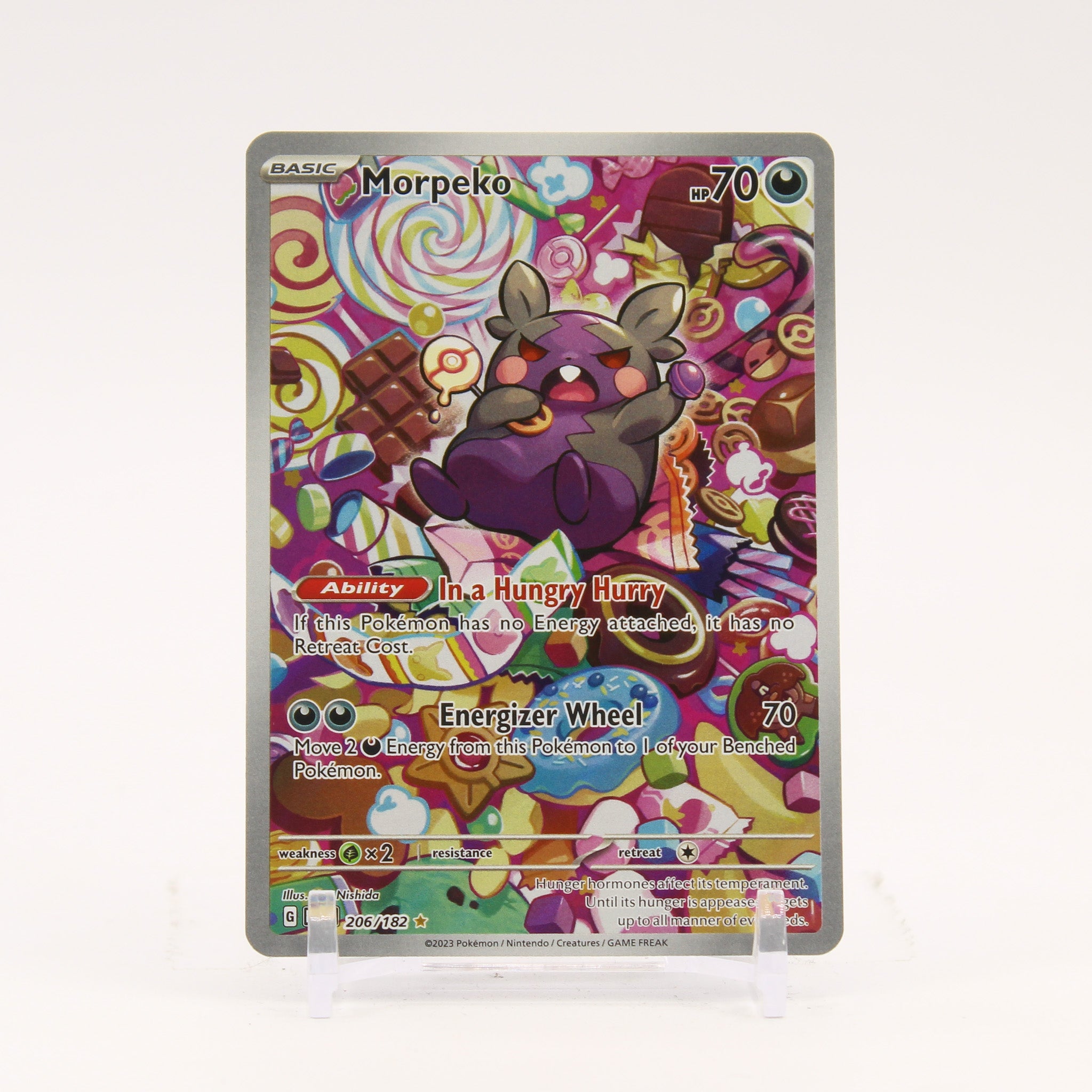Morpeko - 206/182 Paradox Rift Illustration Rare Pokemon - NM/LP
