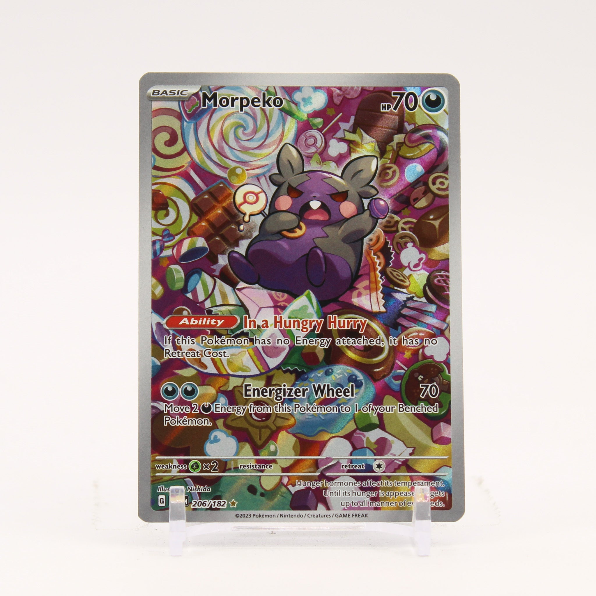 Morpeko - 206/182 Paradox Rift Illustration Rare Pokemon - NM/LP