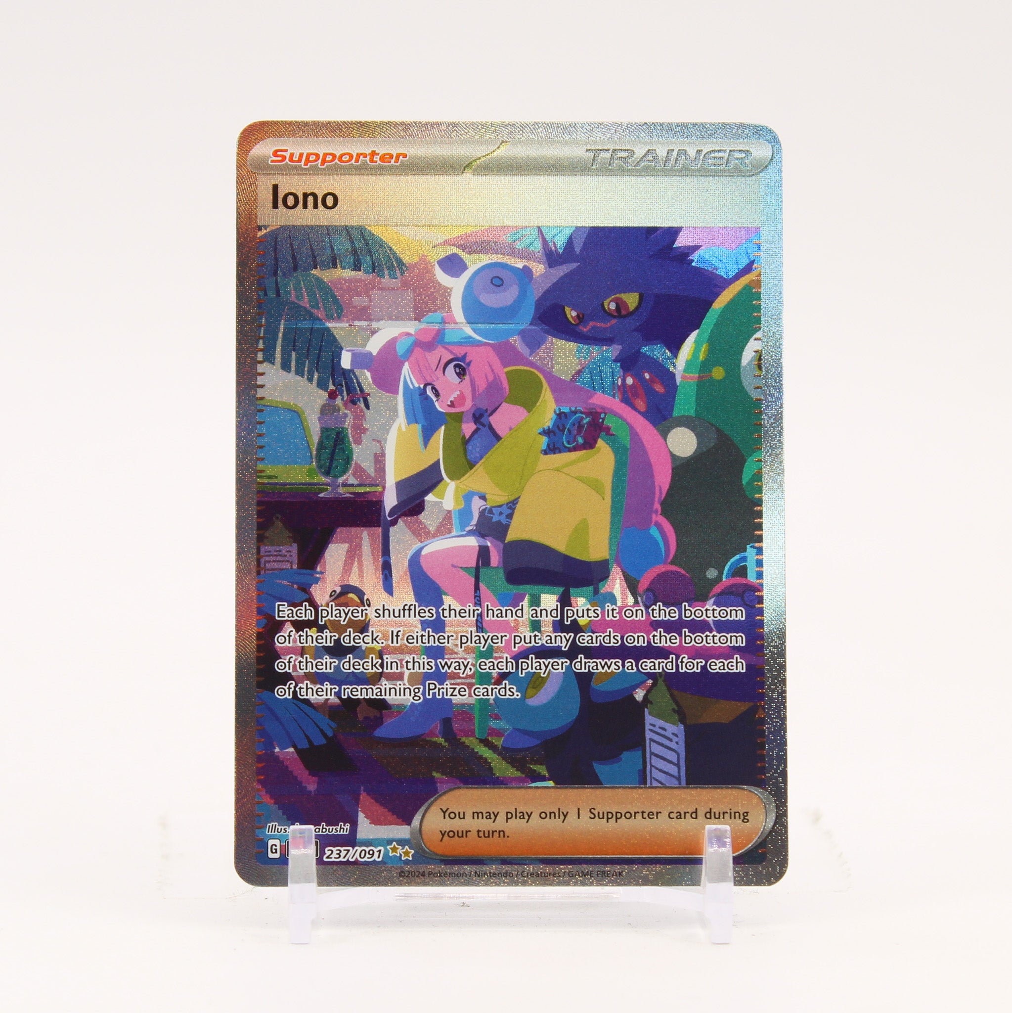Iono - 237/091 Paldan Fates Special Illustration Trainer - NM