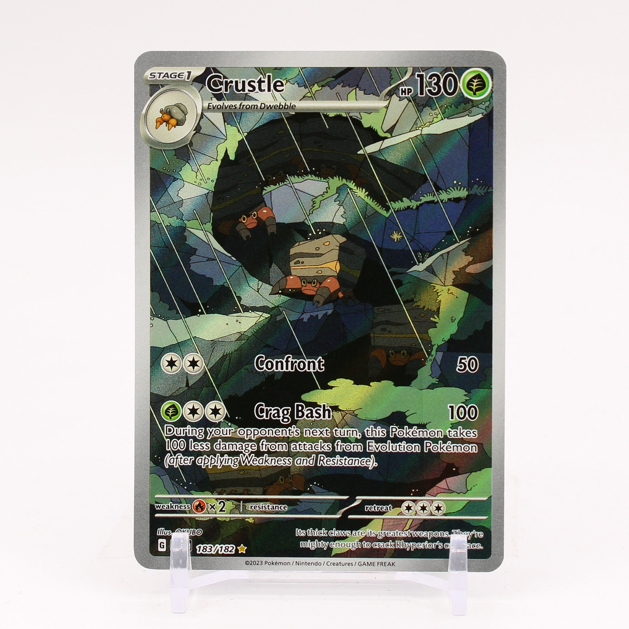 Crustle - 183/182 Paradox Rift Illustration Rare Pokemon - NM/MINT