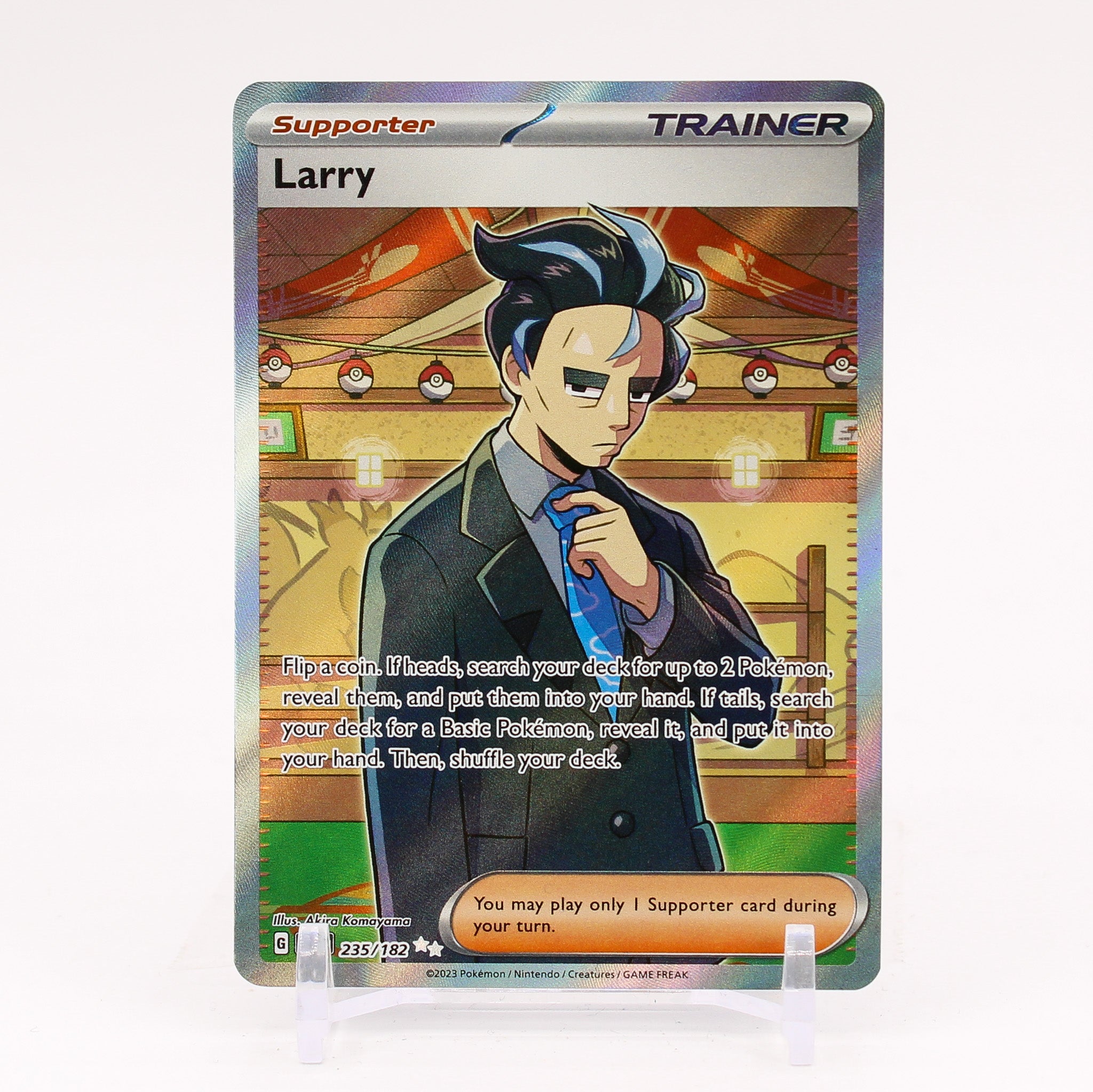 Larry - 235/182 Paradox Rift Full Art Trainer - NM/MINT