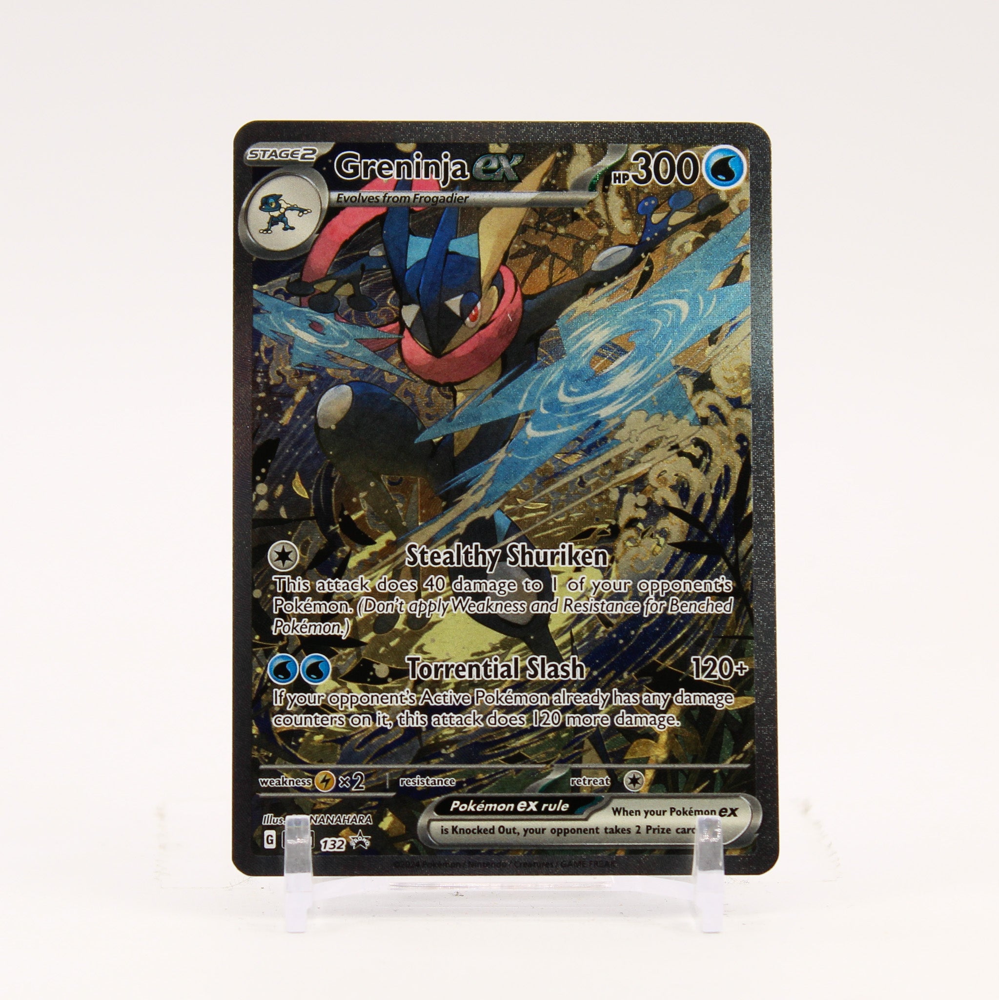 Greninja ex - SVP132 Black Star Promo Special Illustration Pokemon - NM