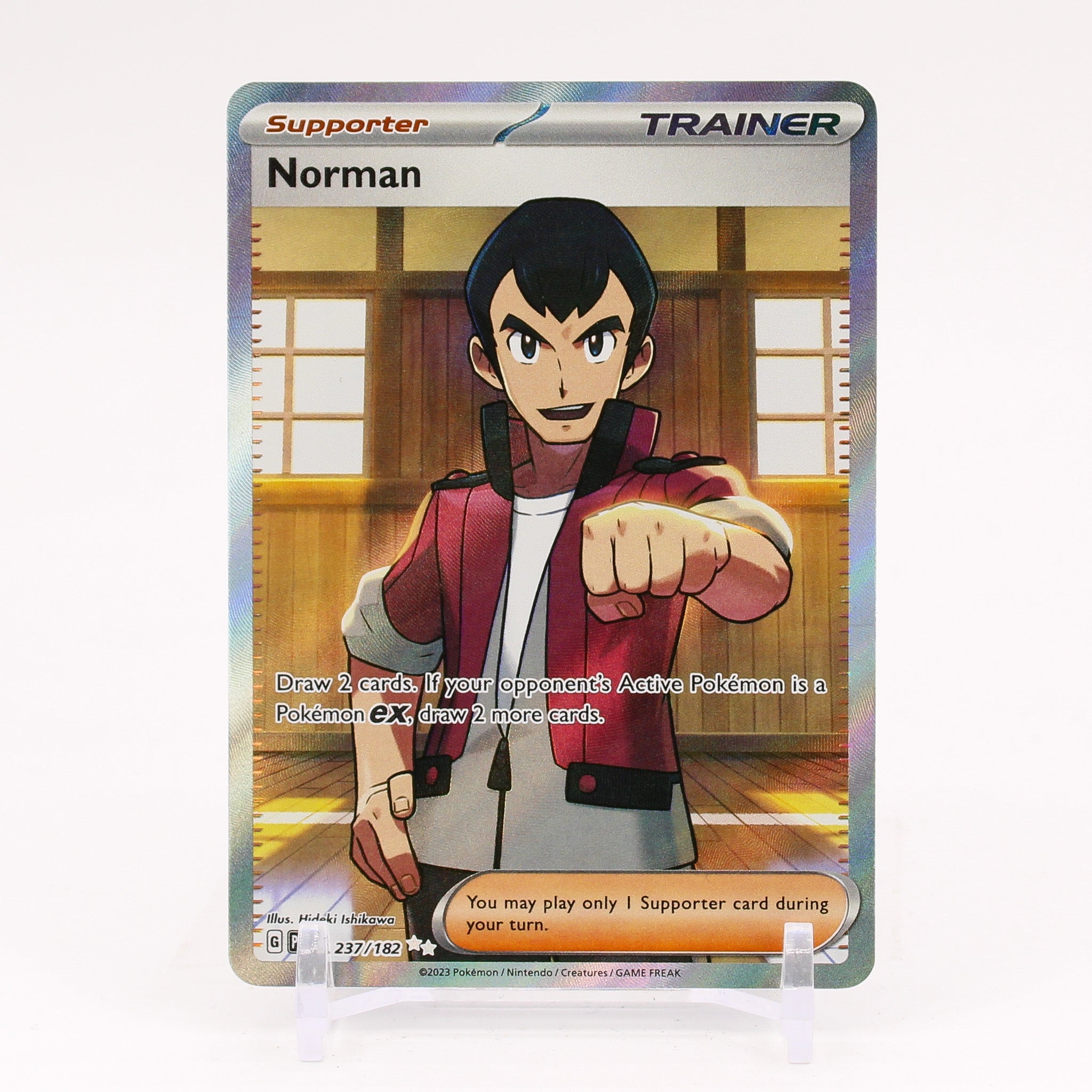 Norman - 237/182 Paradox Rift Full Art Trainer - NM/MINT