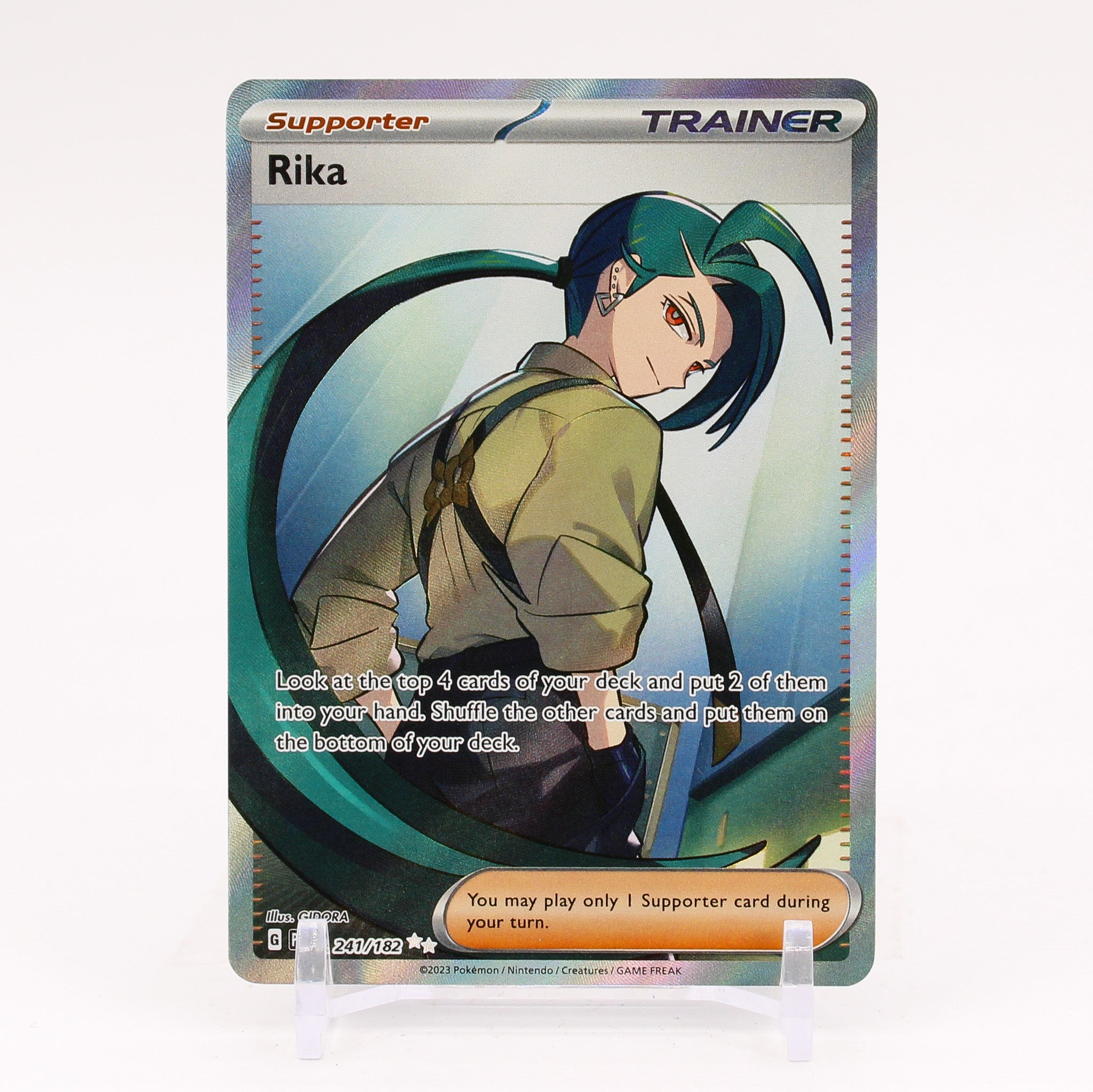 Rika - 241/182 Paradox Rift Full Art Trainer - NM/MINT