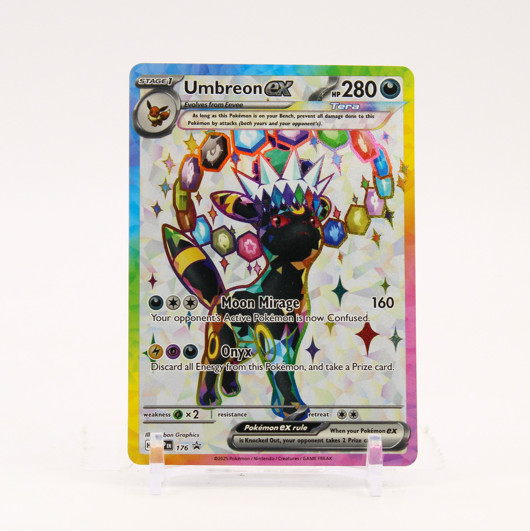Umbreon ex - SVP176 Black Star Promo Full Art Pokemon - NM