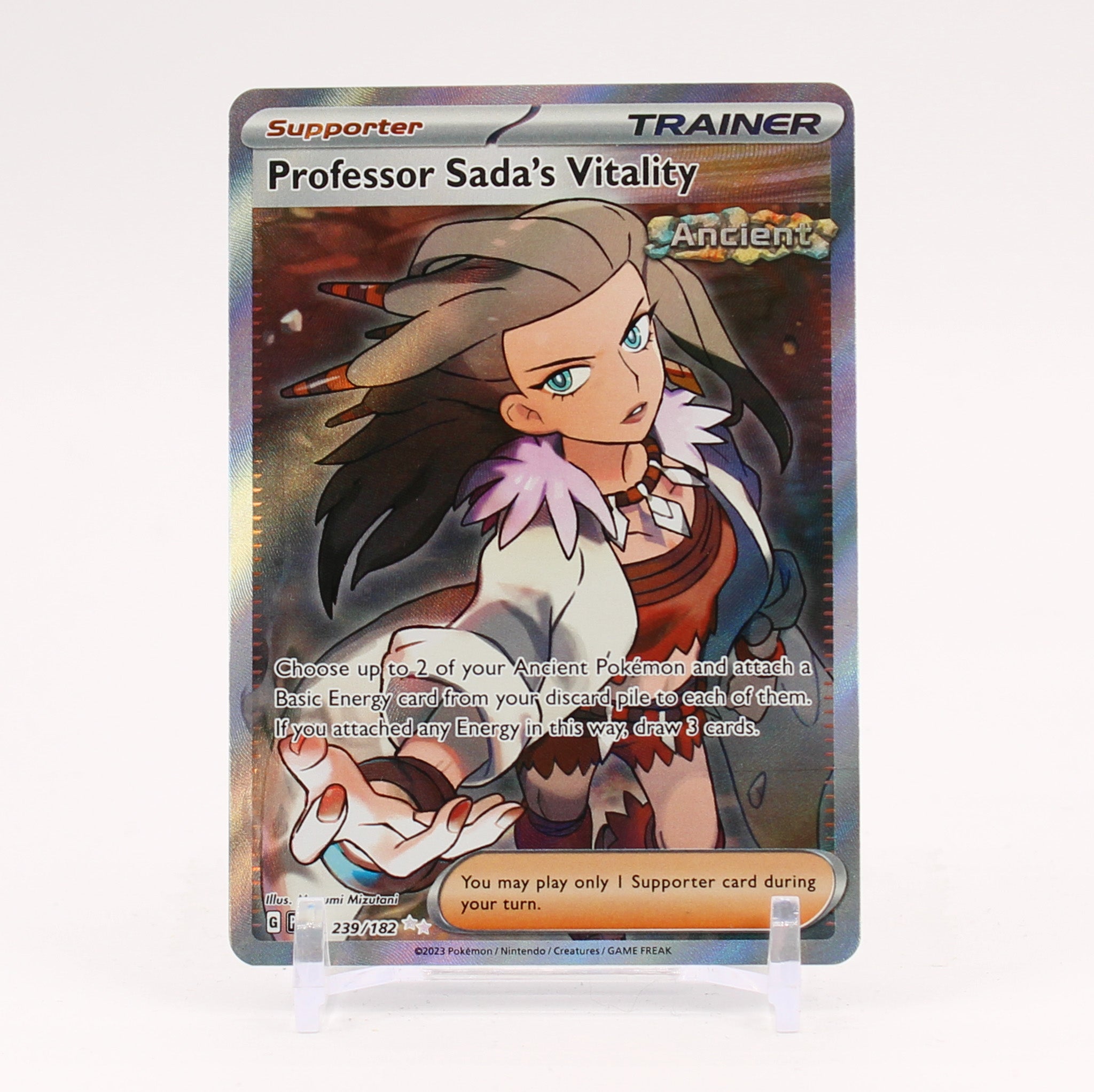 Professor Sada's Vitality - 239/182 Paradox Rift Full Art Trainer - NM/MINT
