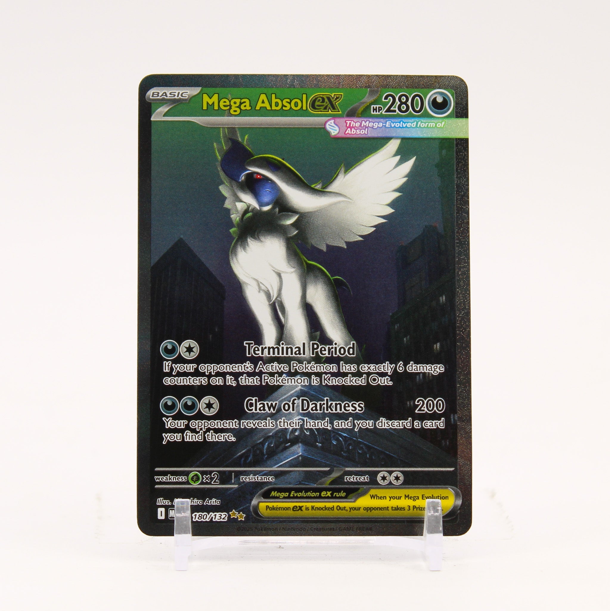 Mega Absol ex - 180/132 Mega Evolution Special Illustration Pokemon - NM/MINT